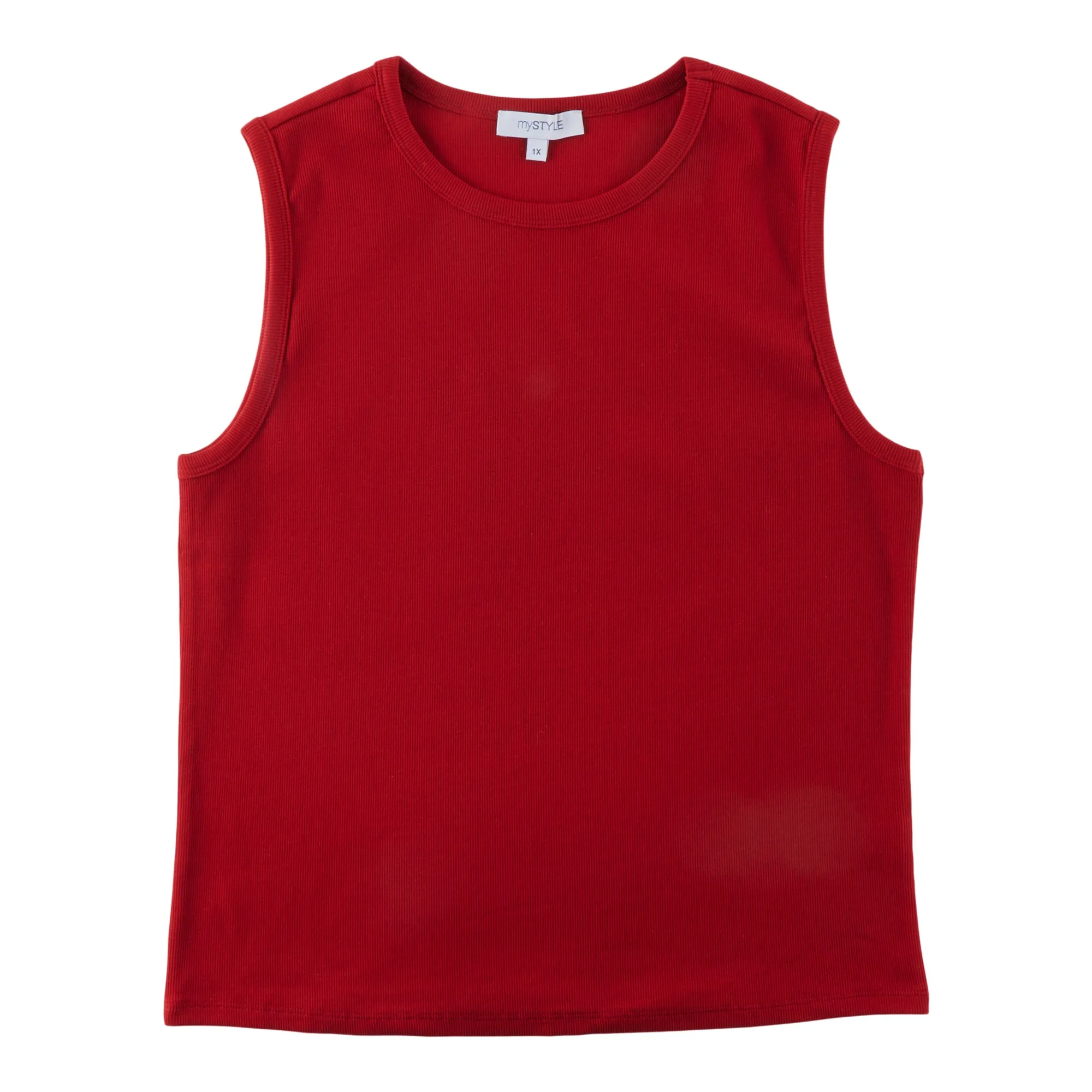 mySTYLE Women's Plus Ribbed Tank Top sold by Giant Tiger