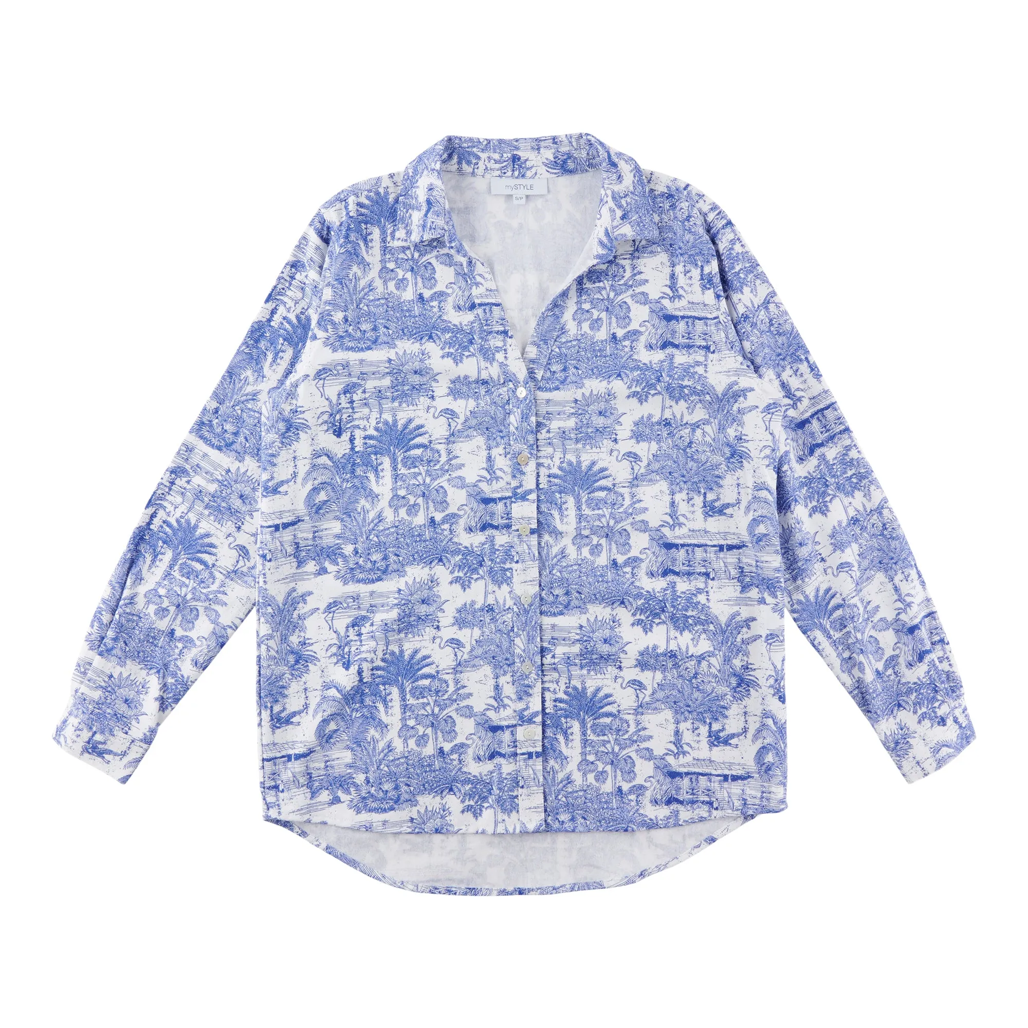 mySTYLE Women's Linen Shirt sold by Giant Tiger product image thumbnail 2