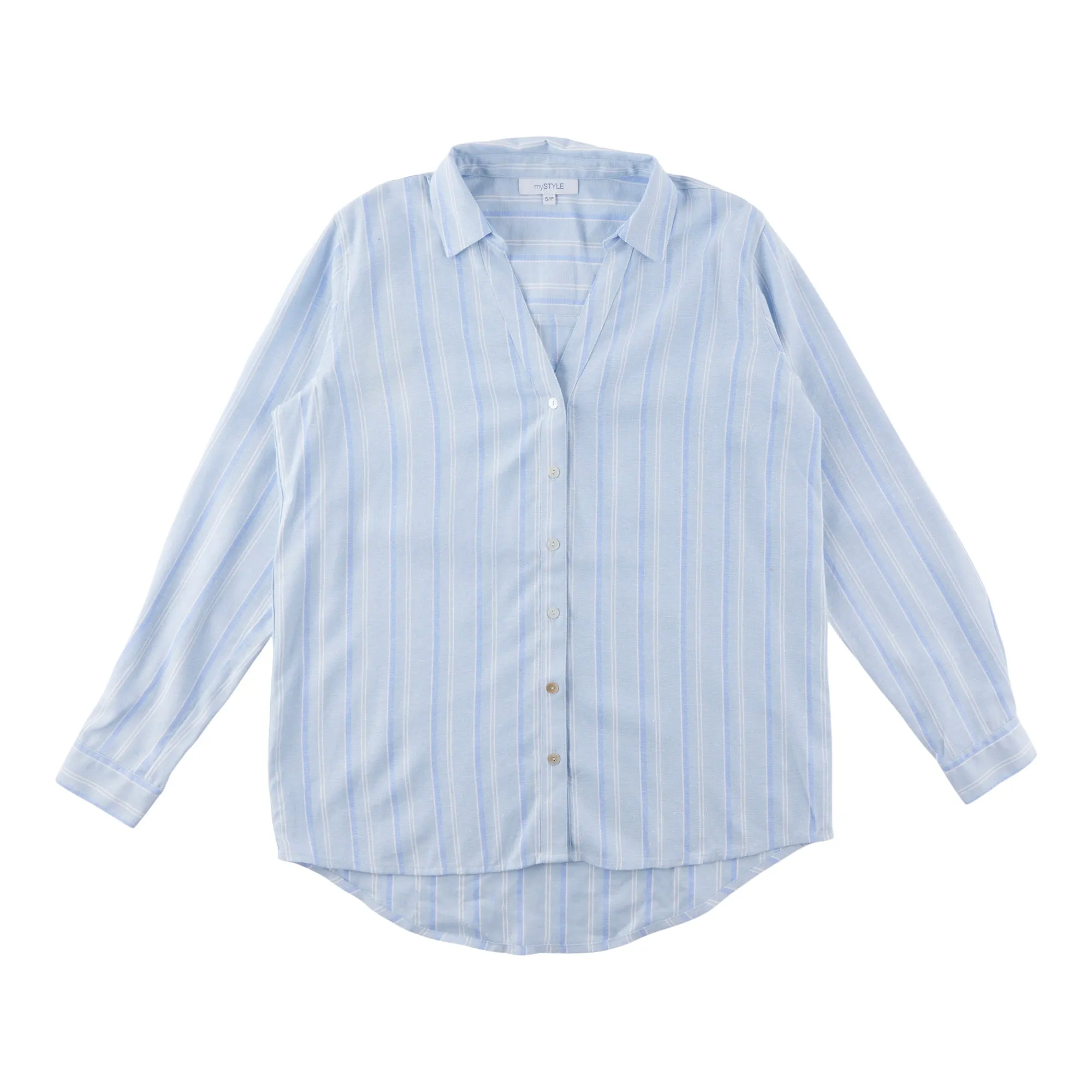 mySTYLE Women's Linen Shirt sold by Giant Tiger