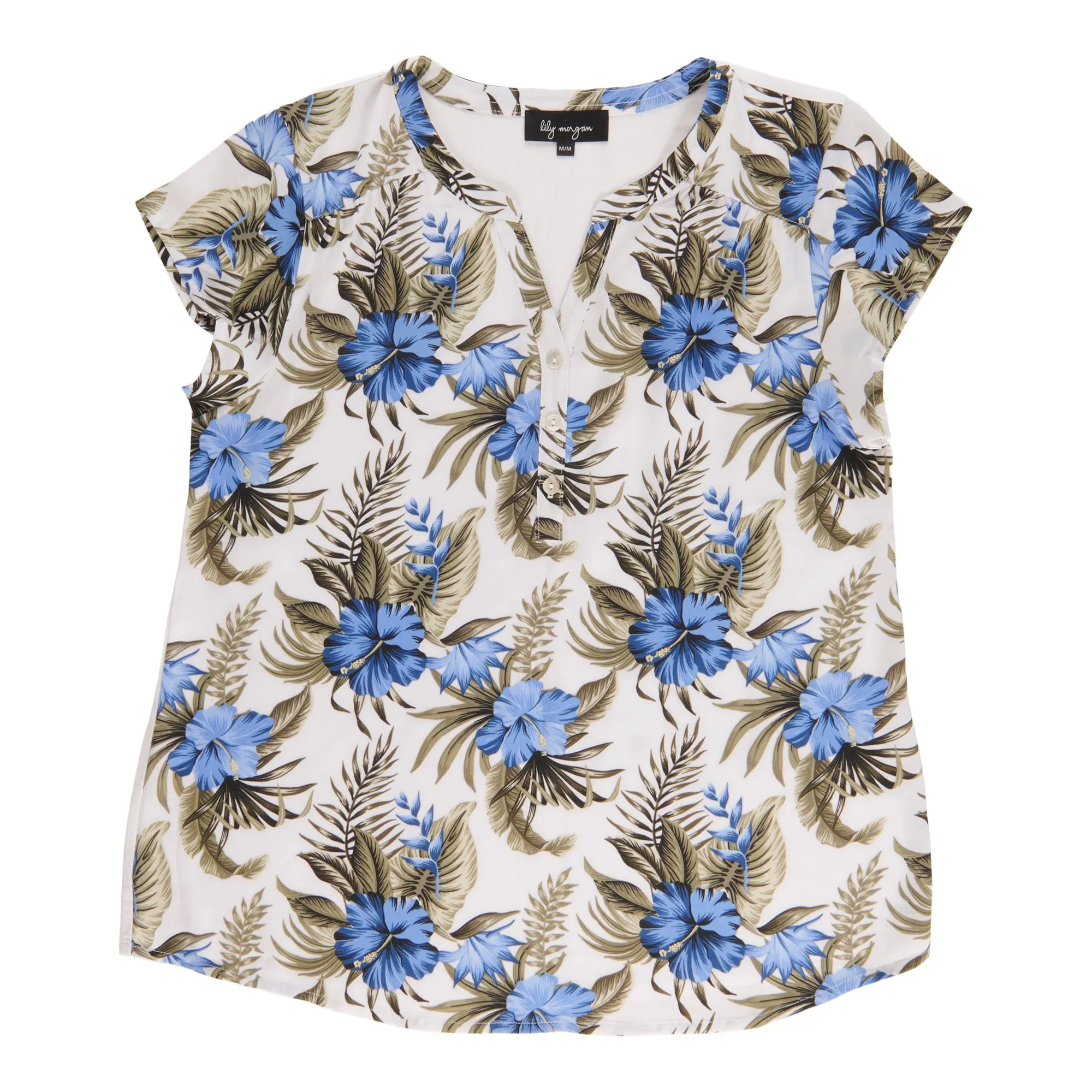 lily morgan Women's V-Neck Short Sleeve Blouse sold by Giant Tiger product image thumbnail 5