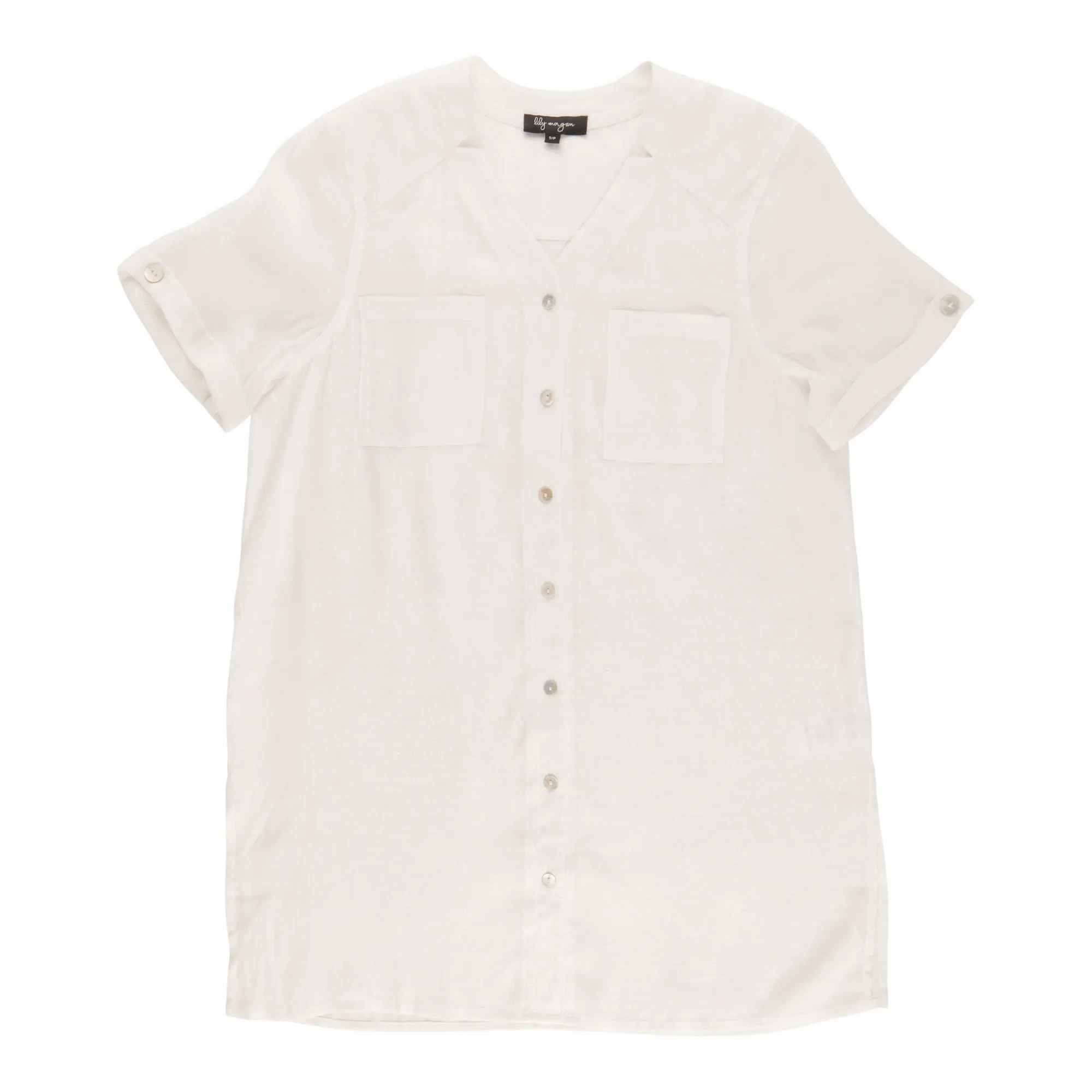 lily morgan Women's Crinkle Blouse sold by Giant Tiger product image thumbnail 2