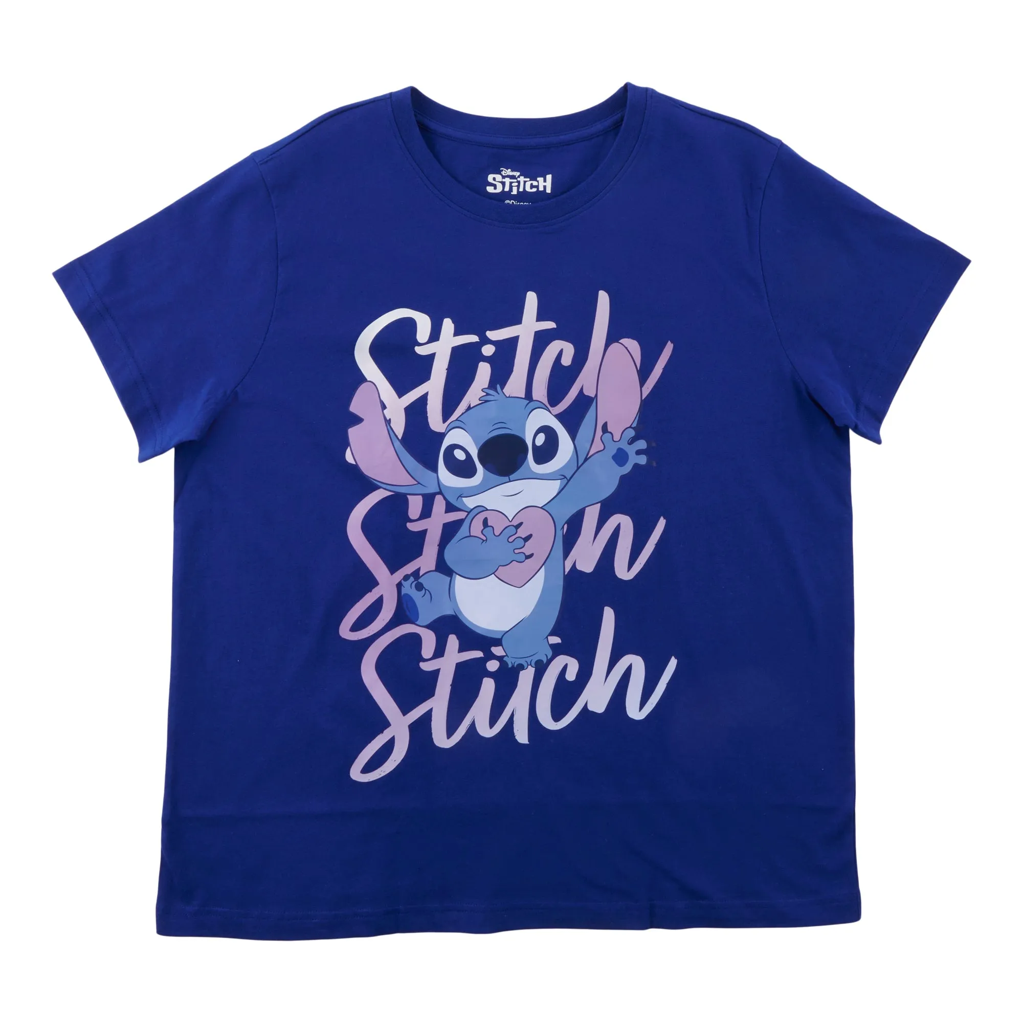 Licensed Women's Plus Stitch Crew Neck Tee sold by Giant Tiger