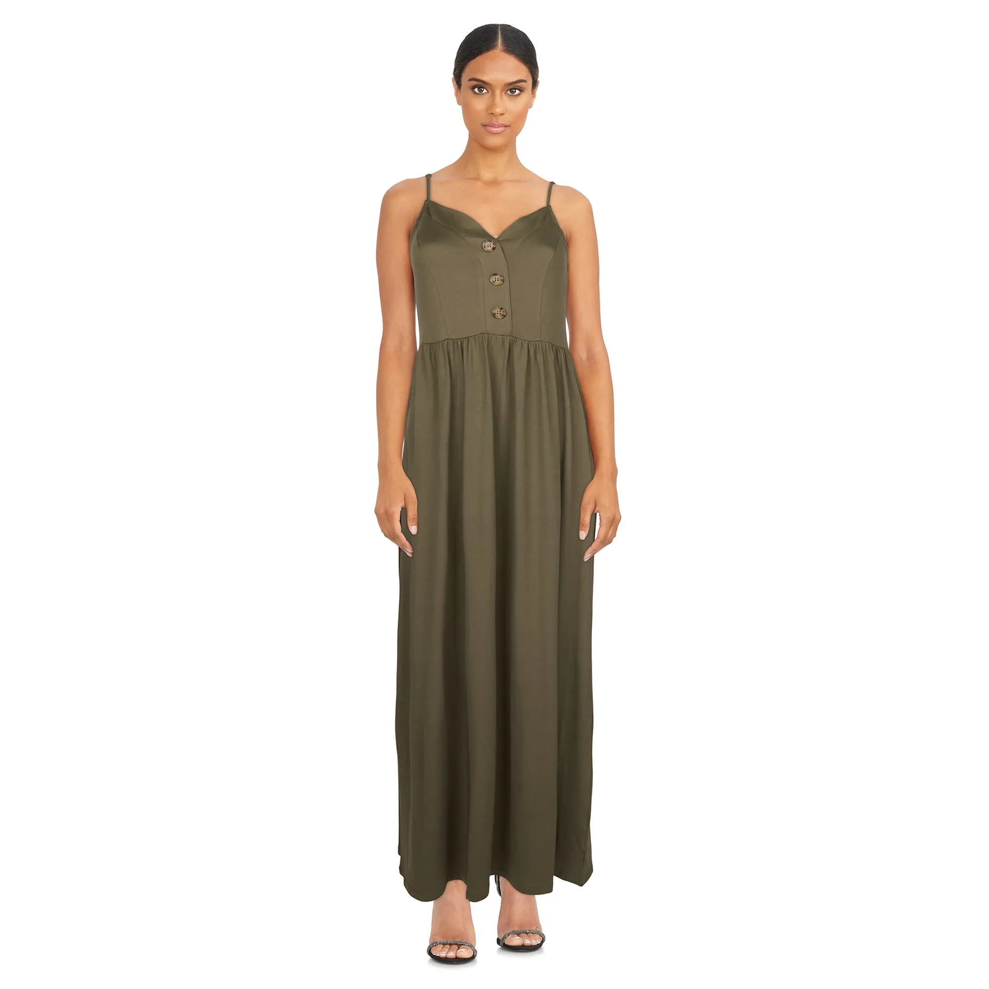 lily morgan Women's Button Front Maxi Dress sold by Giant Tiger product image thumbnail 4