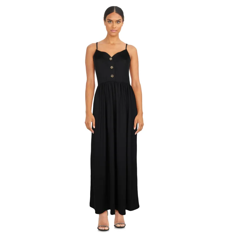 lily morgan Women's Button Front Maxi Dress sold by Giant Tiger