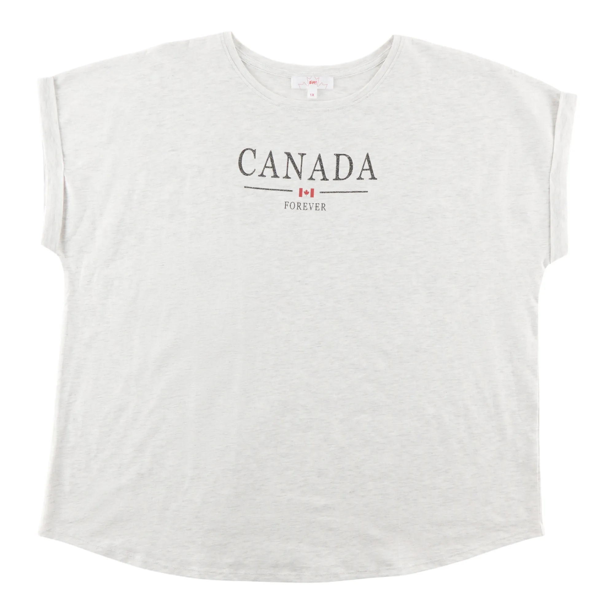 Canada EH Women's Plus Glitter Tee sold by Giant Tiger product image thumbnail 2
