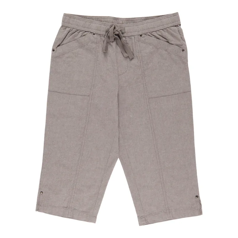 Classic Editions Women's Crinkle Capris sold by Giant Tiger