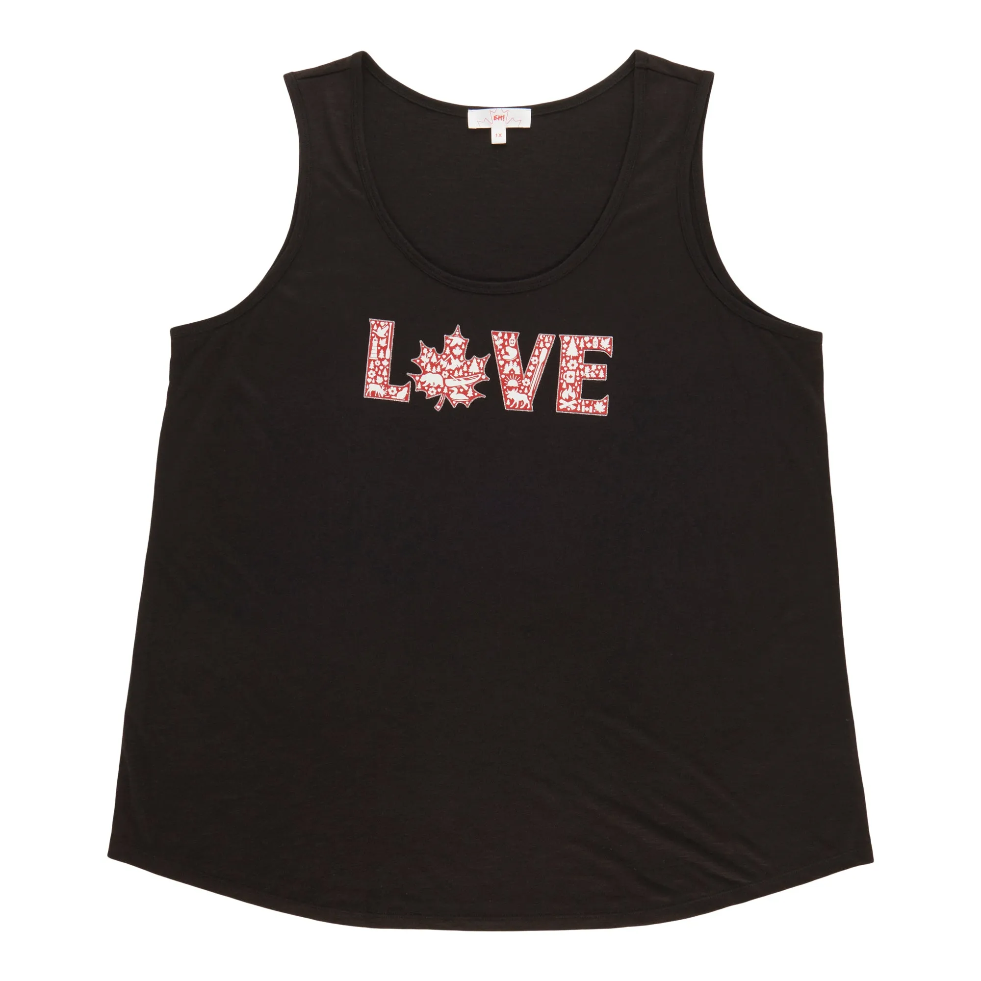 Canada EH Women's Plus Glitter Tank Top sold by Giant Tiger
