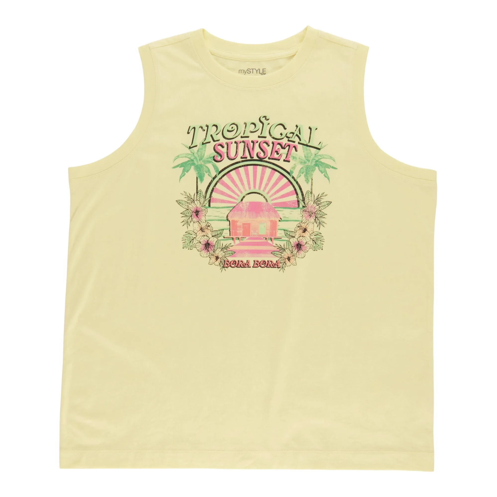 mySTYLE Women's Plus Muscle Tank Top sold by Giant Tiger