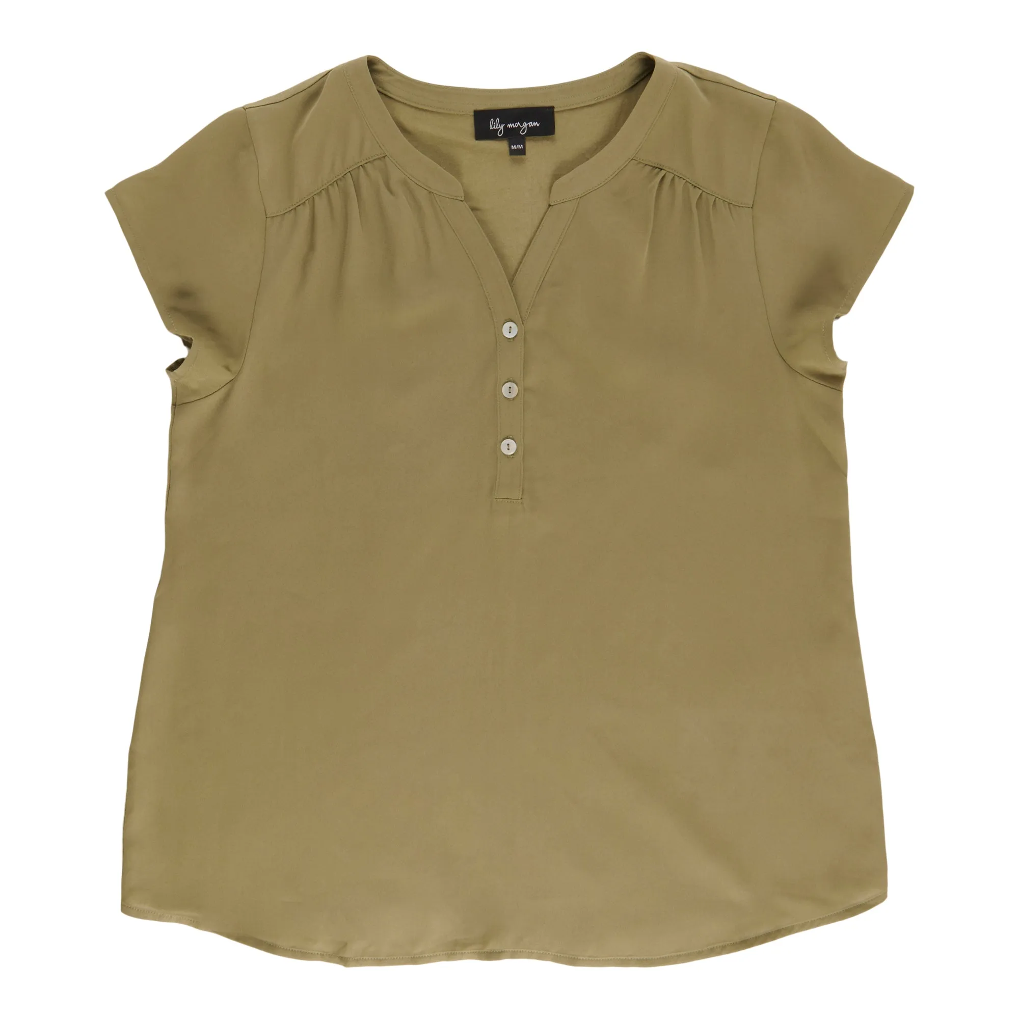 lily morgan Women's Short Sleeve V-Neck Blouse sold by Giant Tiger product image thumbnail 4