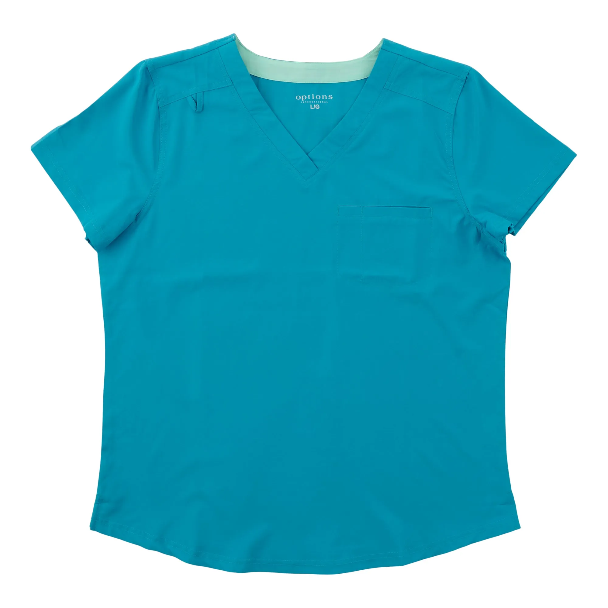 Options Women's Solid V-Neck Scrub Top sold by Giant Tiger