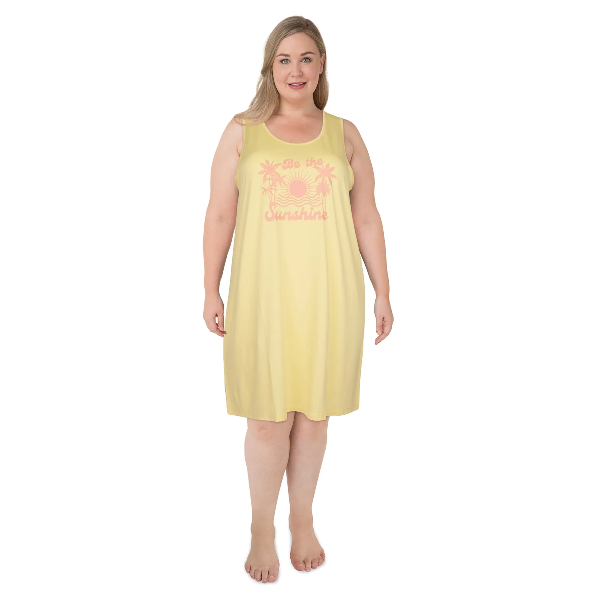 Carisma Women's Plus Sleeveless Sleepshirt sold by Giant Tiger