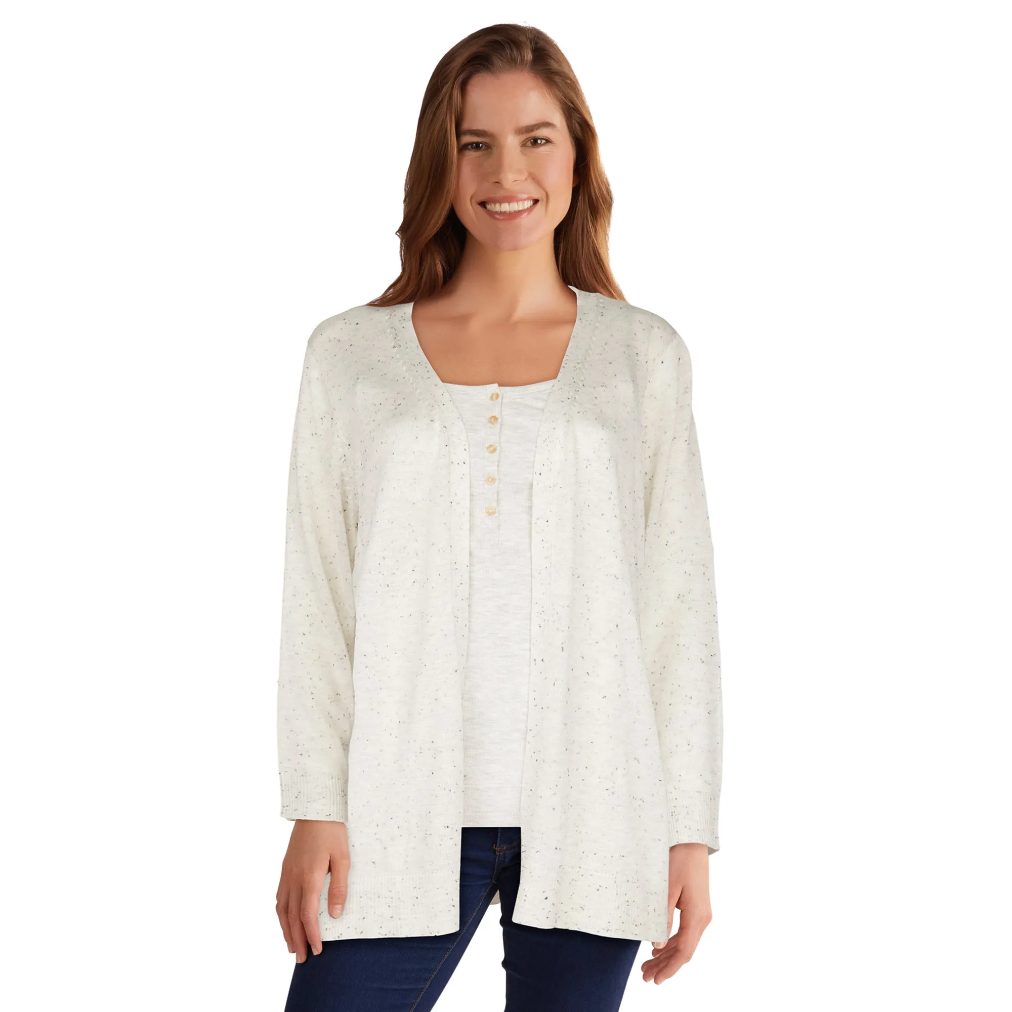 lily morgan Women's Open Front Cardigan sold by Giant Tiger product image thumbnail 3