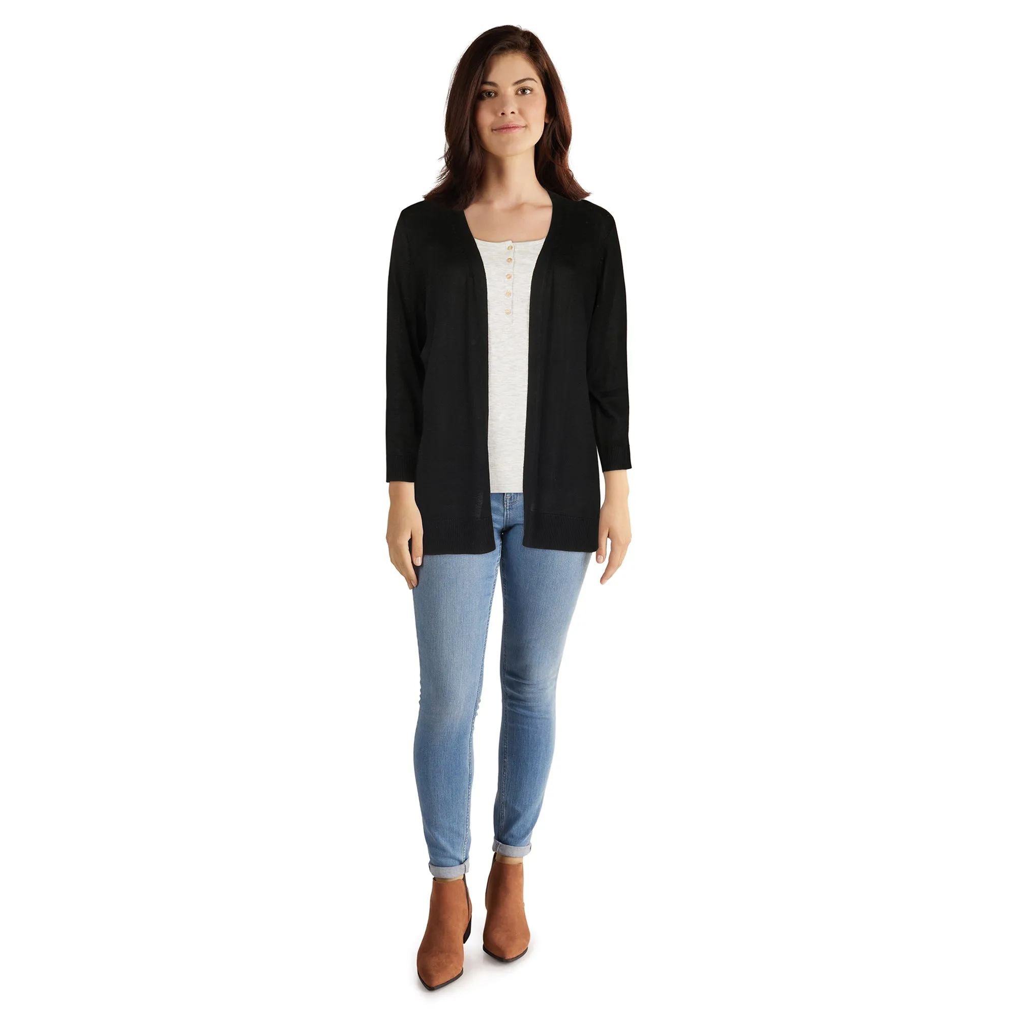 lily morgan Women's Open Front Cardigan sold by Giant Tiger product image thumbnail 2