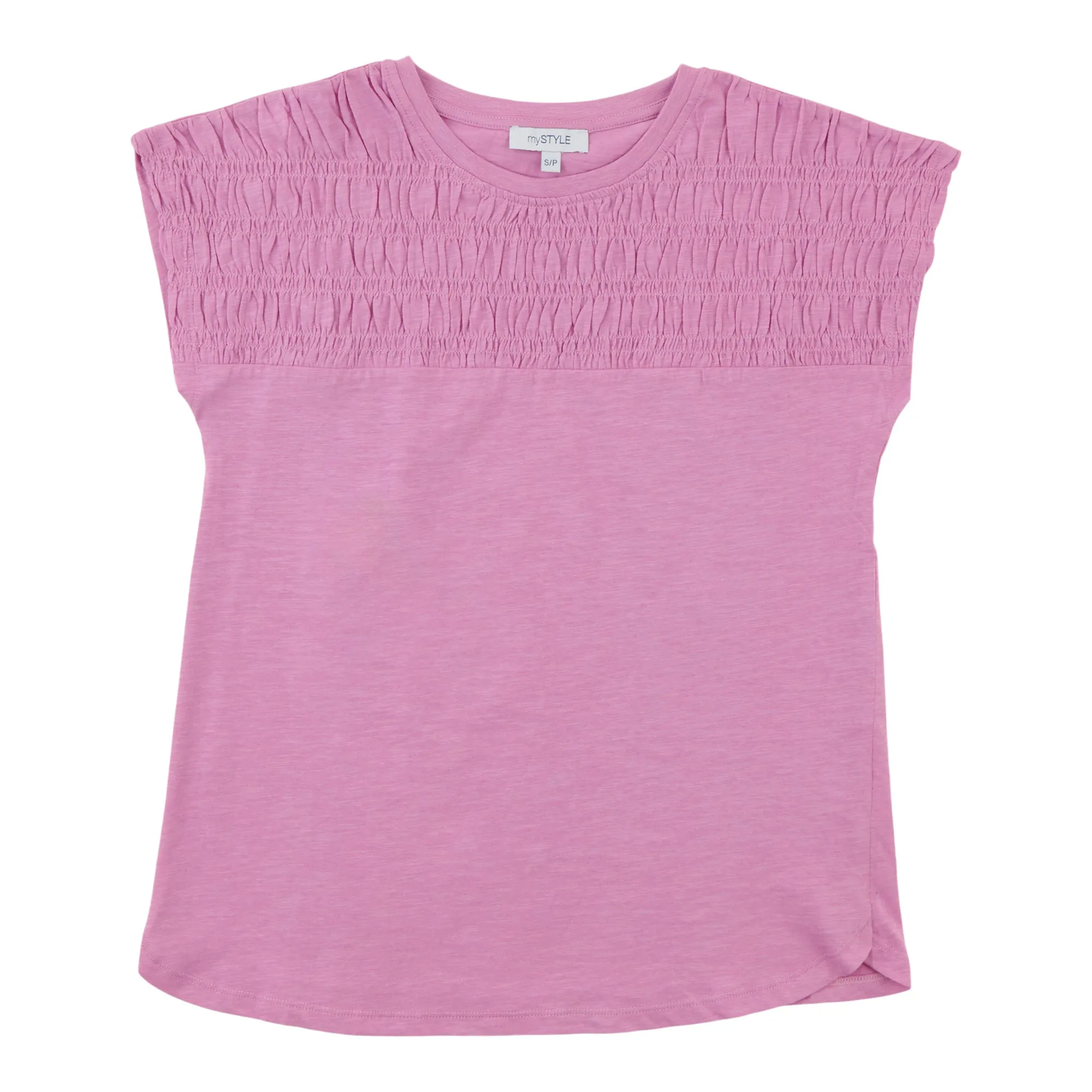 mySTYLE Women's Smocked Front Tee sold by Giant Tiger product image thumbnail 2