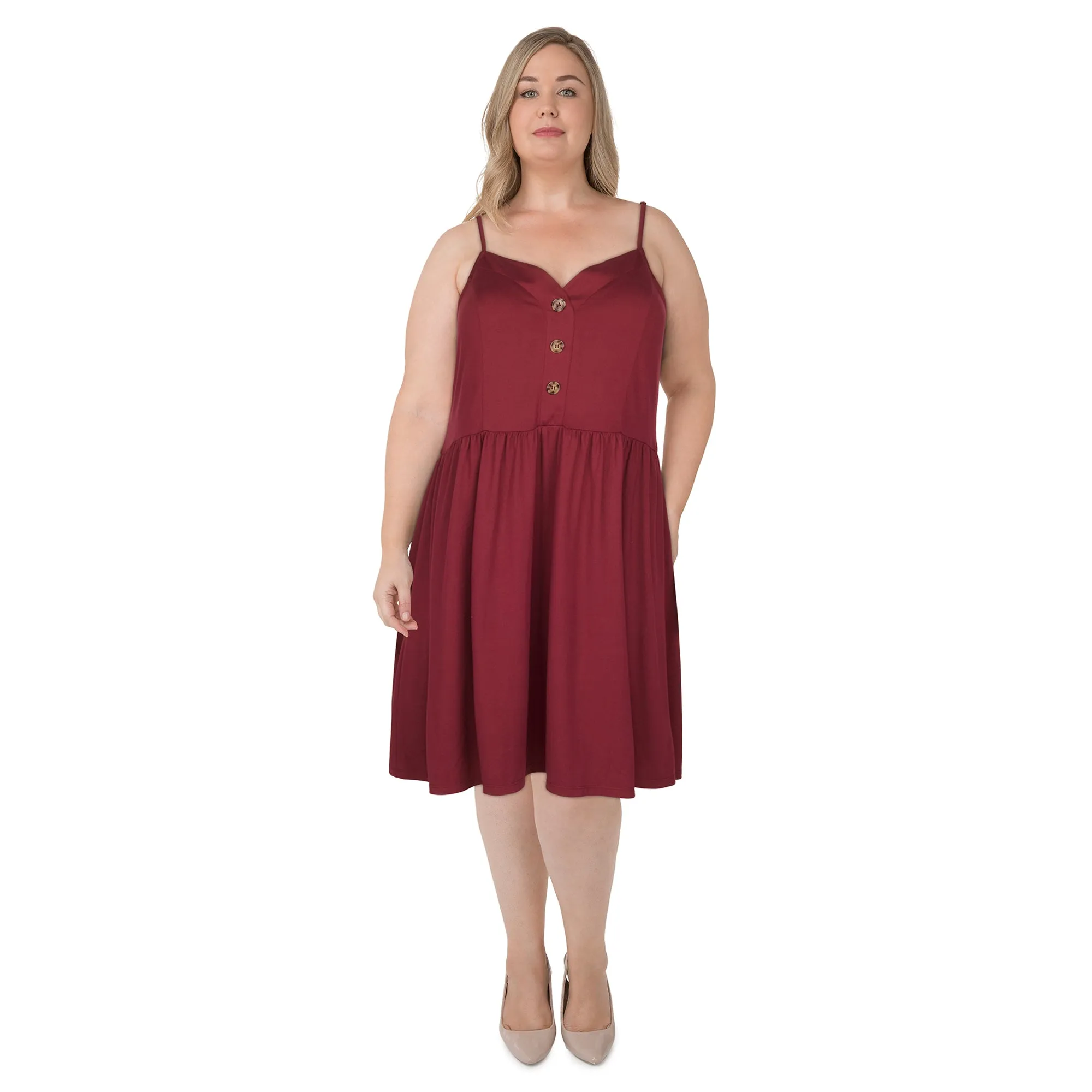 lily morgan Women's Plus Midi Dress sold by Giant Tiger product image thumbnail 3