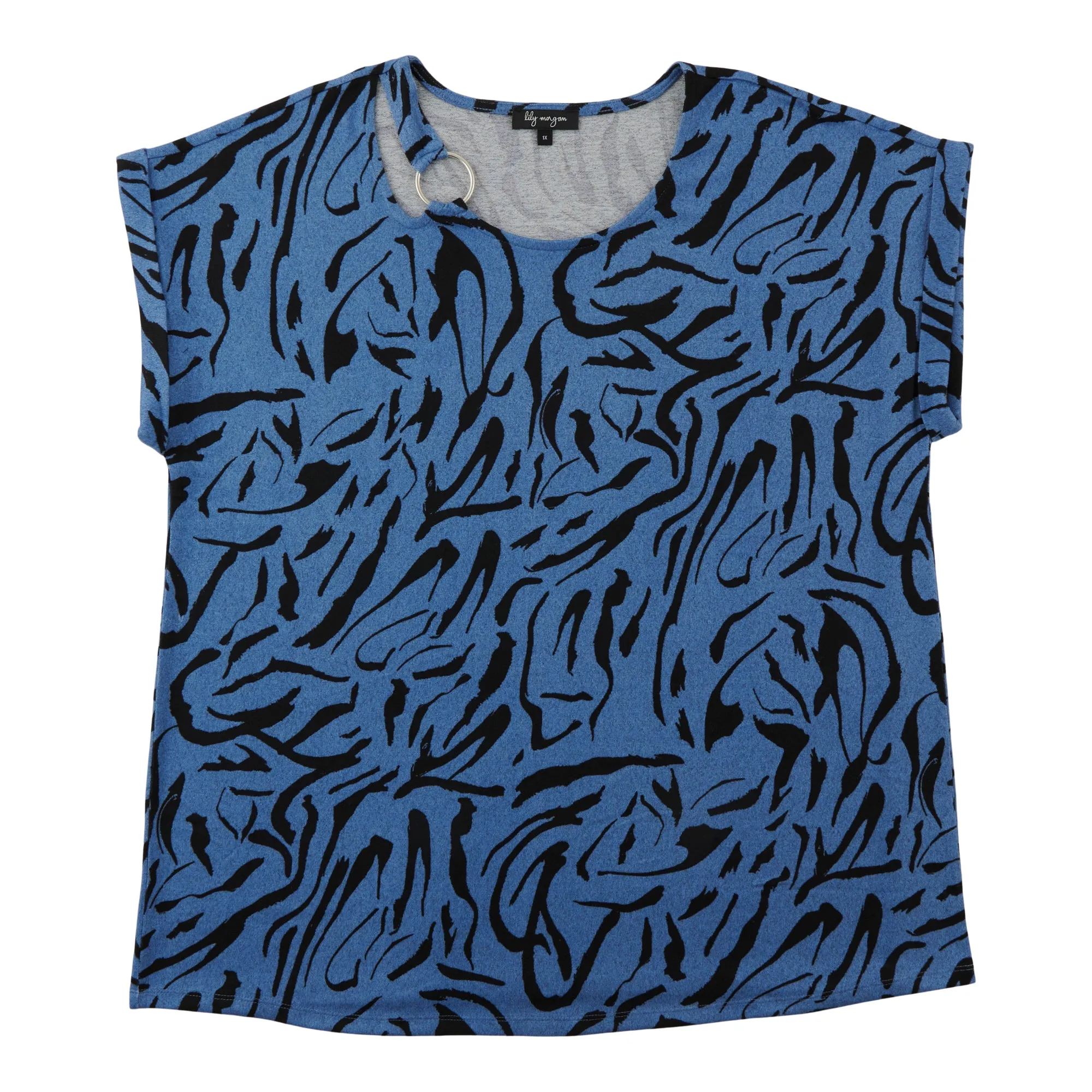 lily morgan Women's Plus Ring Detail Shirt sold by Giant Tiger product image thumbnail 2