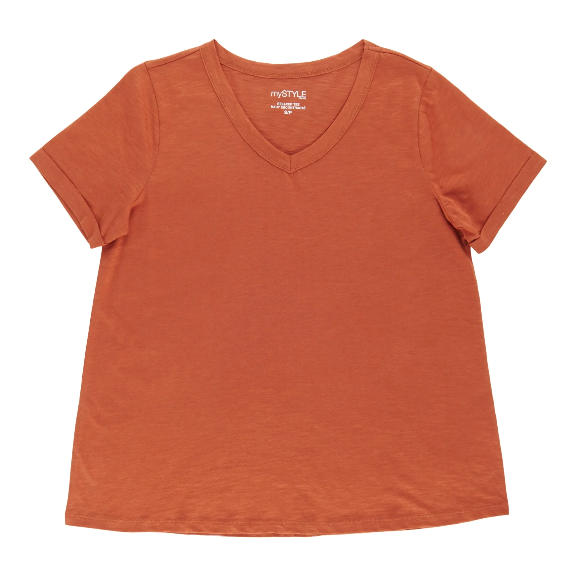 mySTYLE Women's V-Neck T-Shirt sold by Giant Tiger product image thumbnail 2
