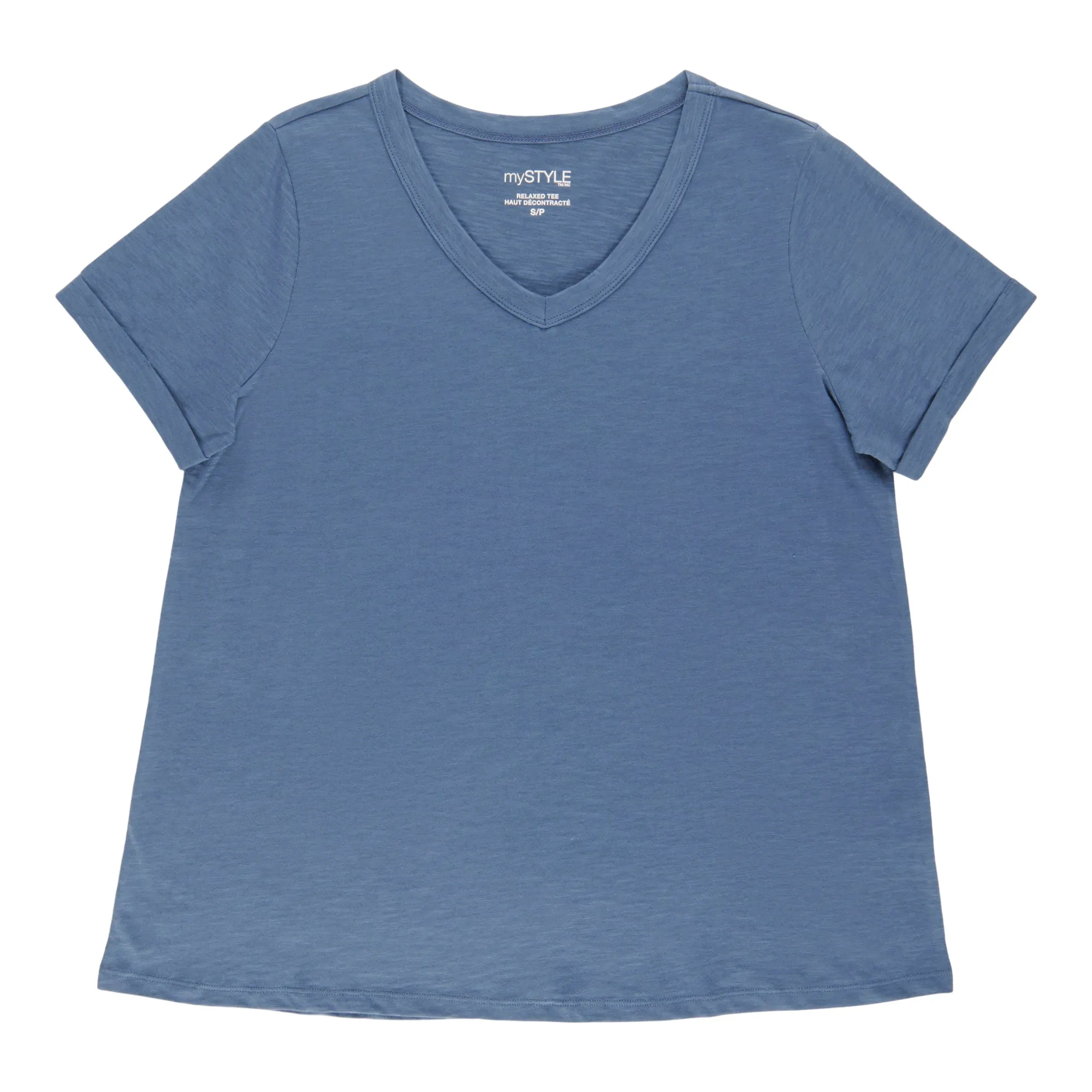 mySTYLE Women's V-Neck T-Shirt sold by Giant Tiger