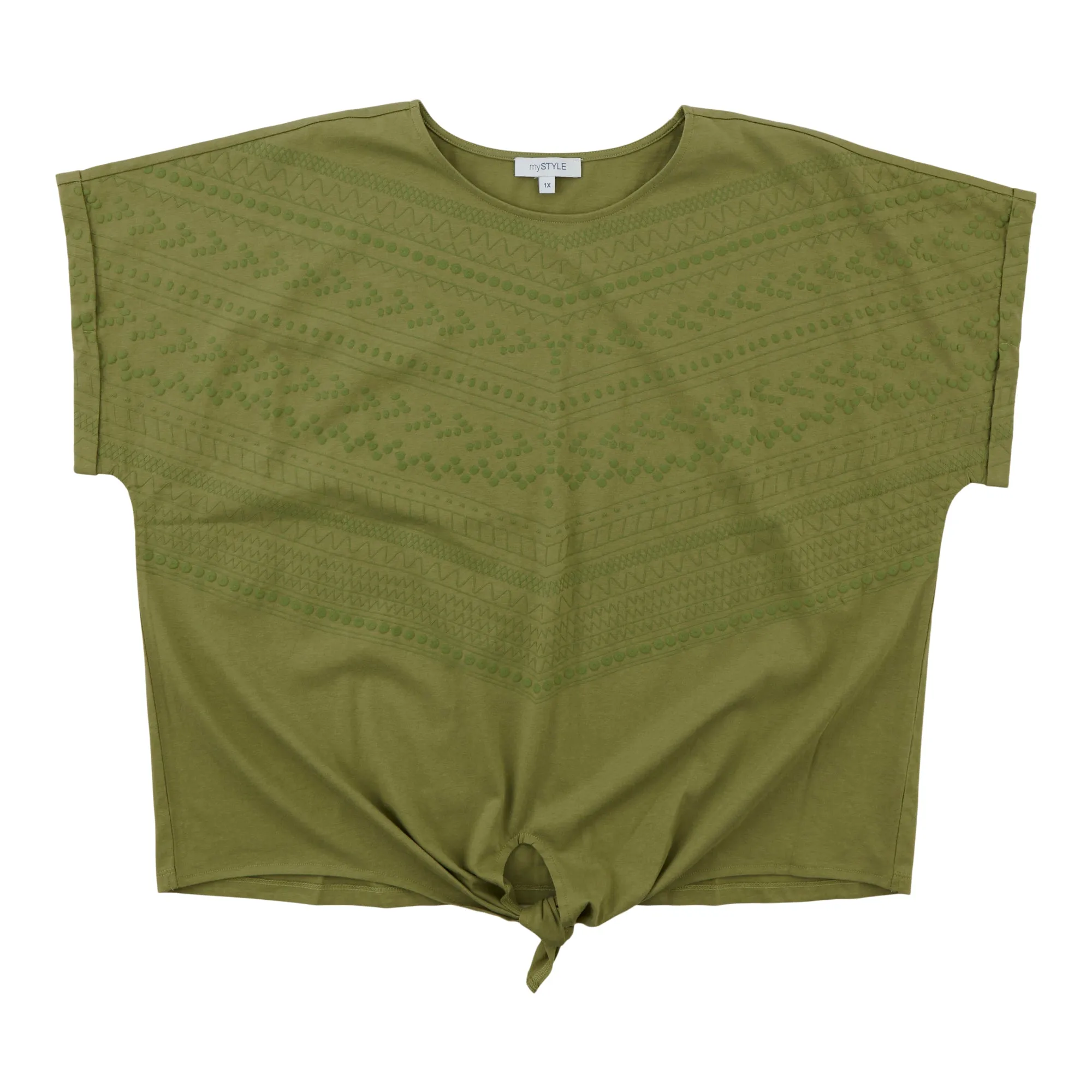 mySTYLE Women's Plus Embroidered Tee sold by Giant Tiger product image thumbnail 2