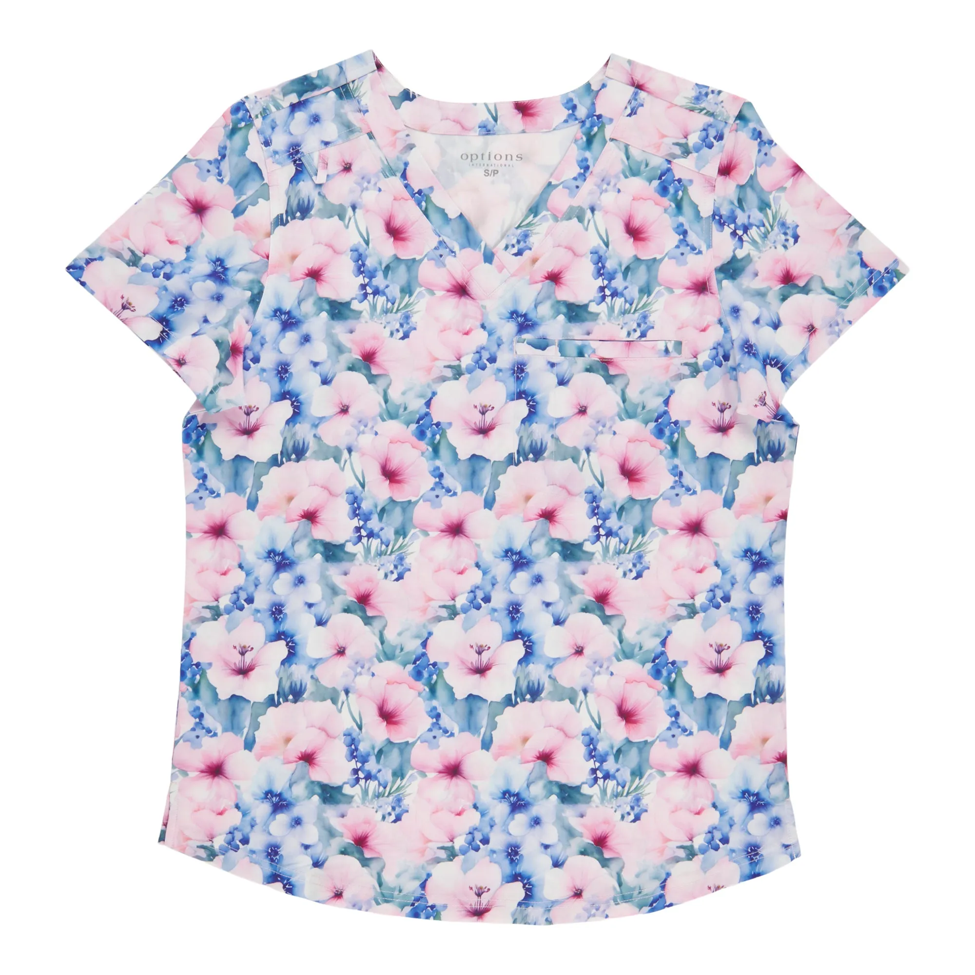 Options Women's Printed V-Neck Scrub Top sold by Giant Tiger product image thumbnail 2