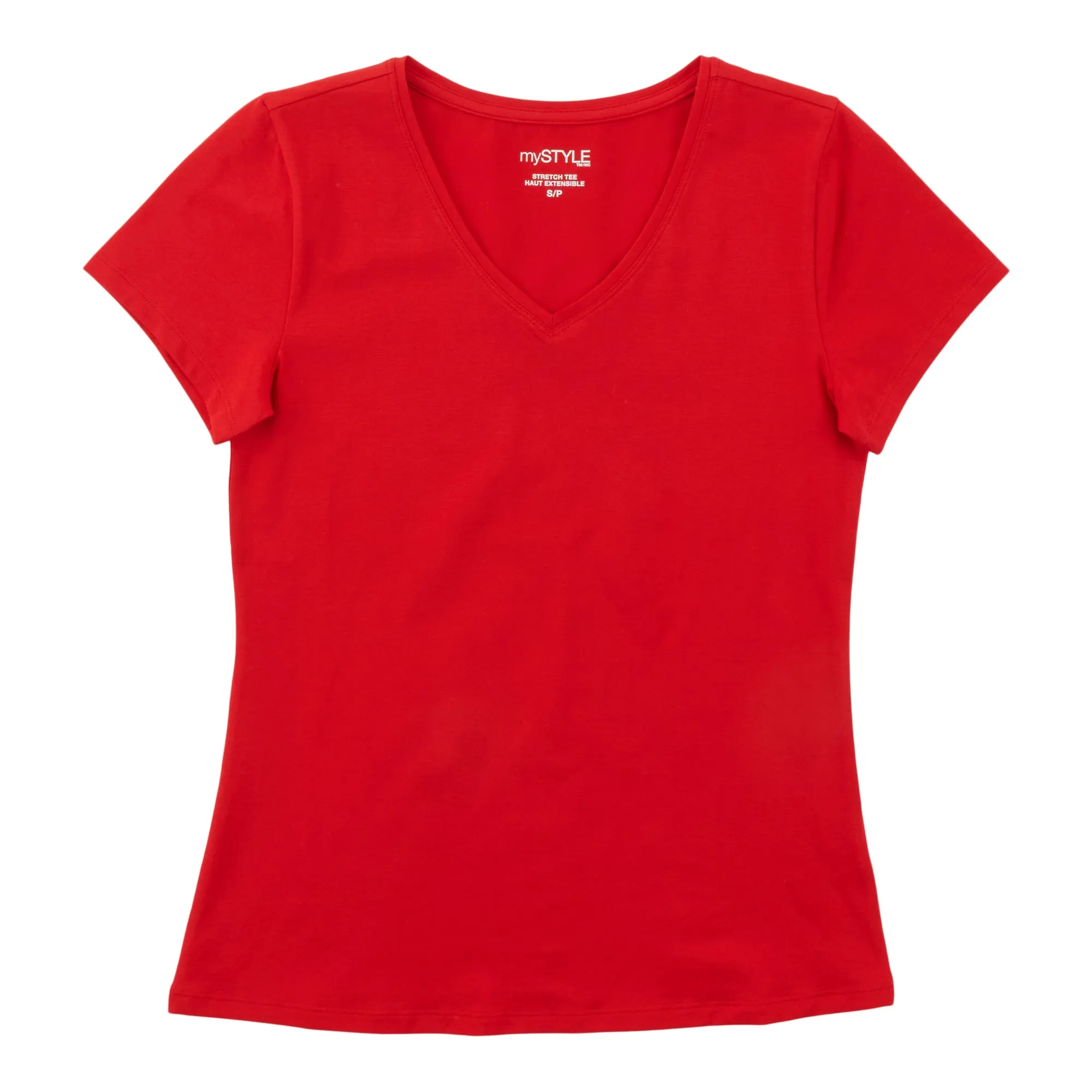 mySTYLE Women's V-Neck Tee sold by Giant Tiger product image thumbnail 4