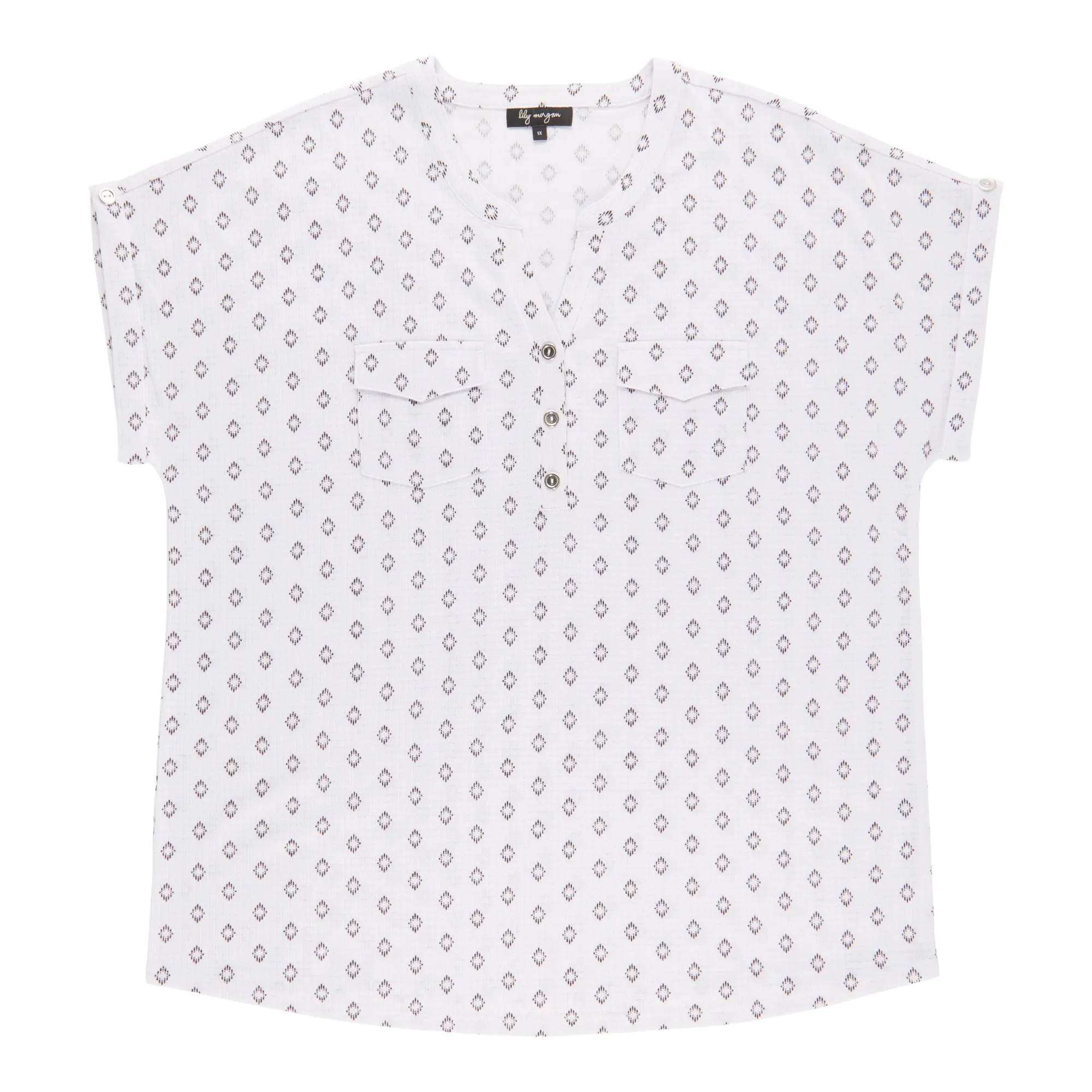 lily morgan Women's Plus Top with Front Pockets sold by Giant Tiger product image thumbnail 2