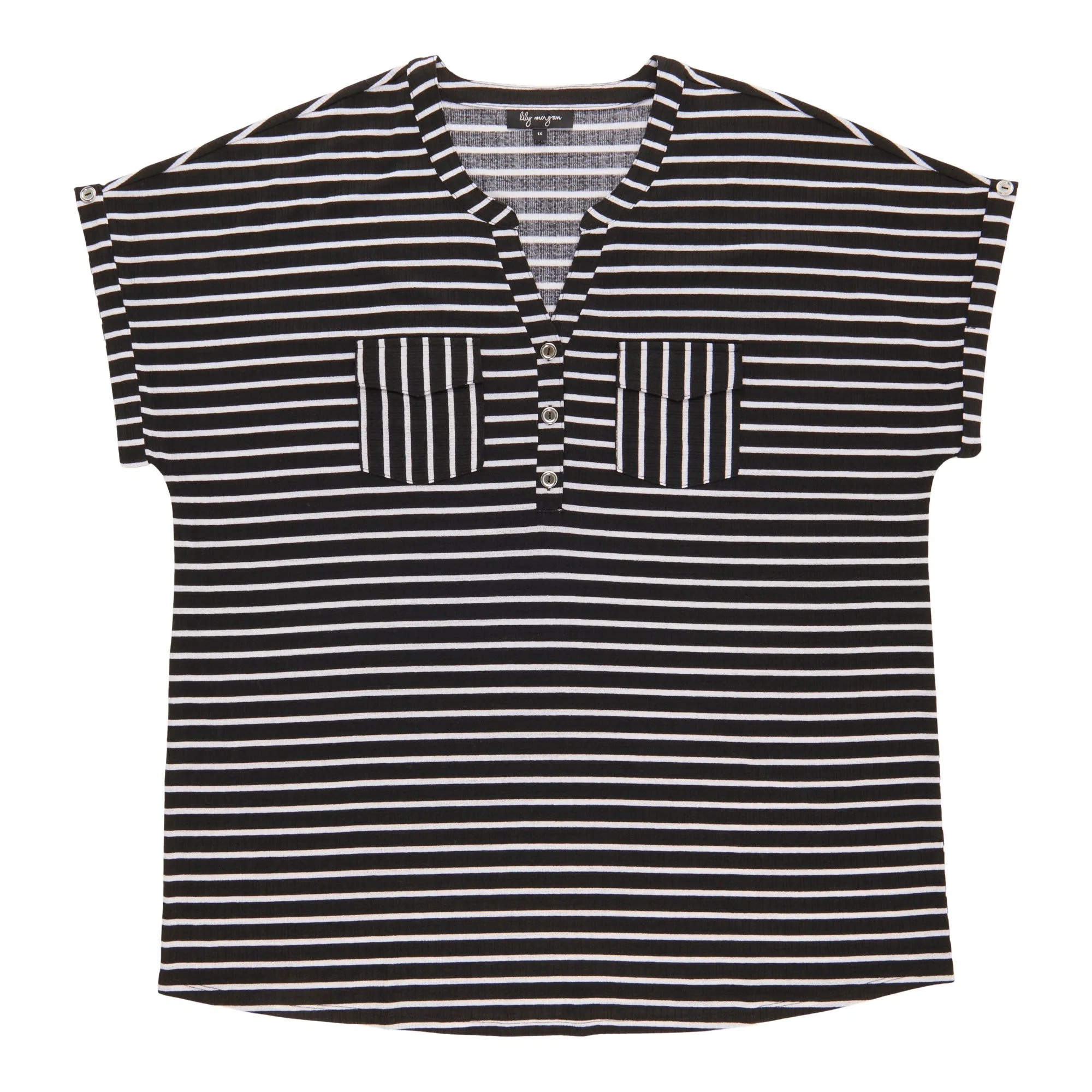 lily morgan Women's Plus Top with Front Pockets sold by Giant Tiger