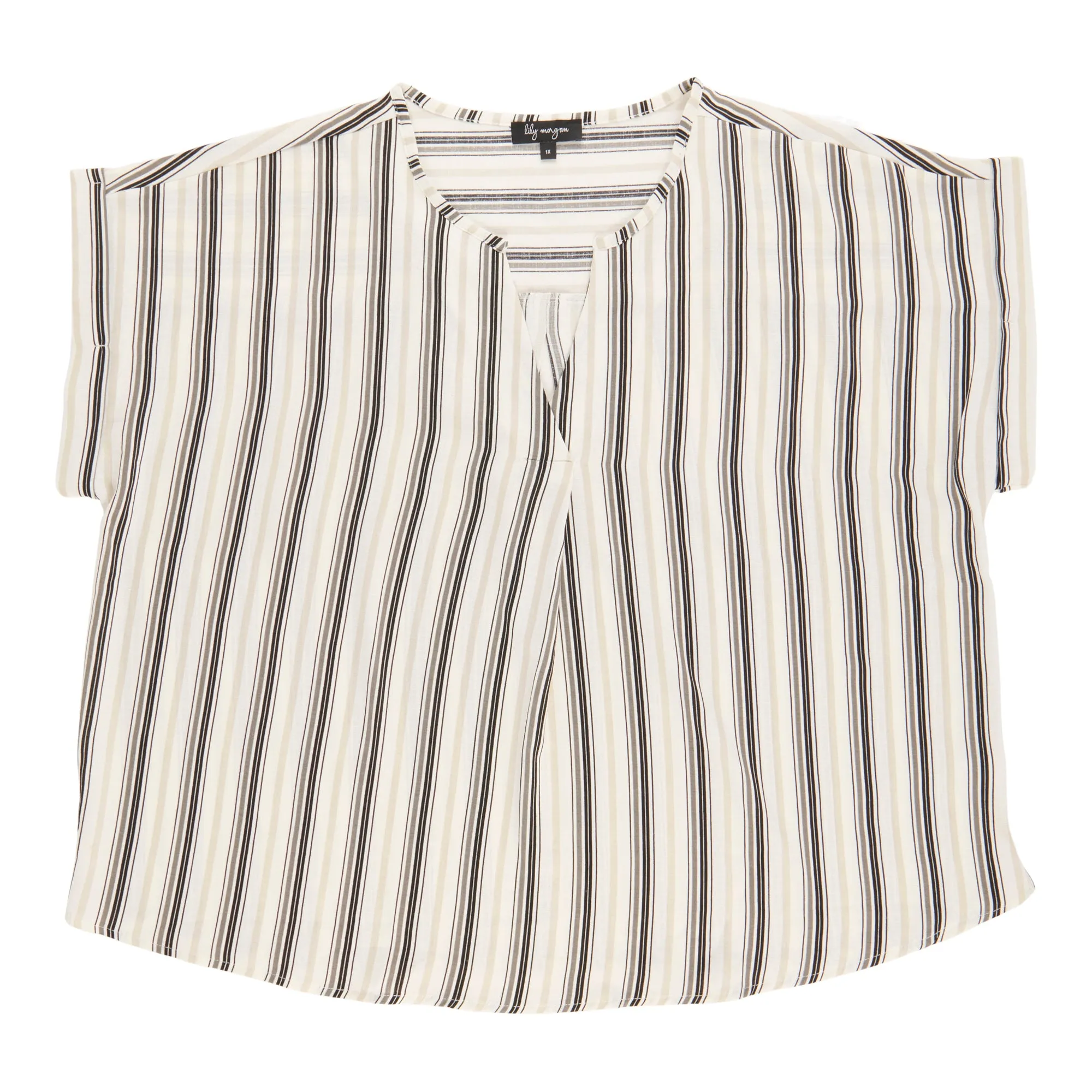 lily morgan Women's Plus V-Neck Blouse sold by Giant Tiger