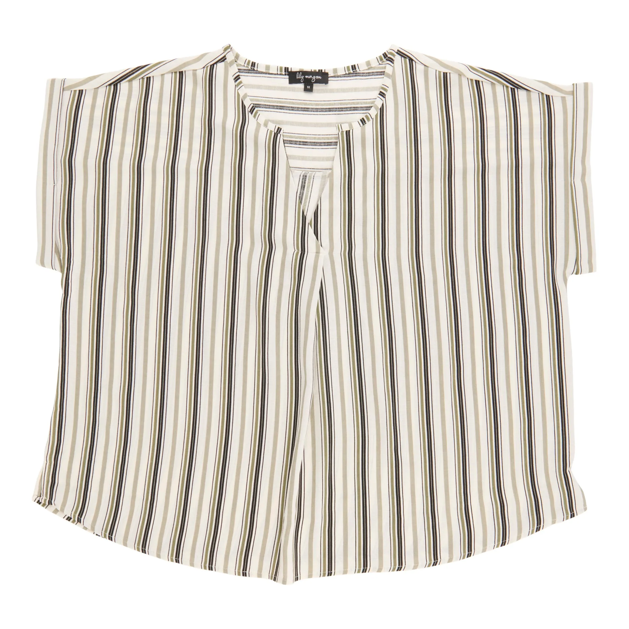 lily morgan Women's Plus V-Neck Blouse sold by Giant Tiger product image thumbnail 2