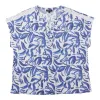 lily morgan Women's Plus Short Sleeve Tie Front Top sold by Giant Tiger