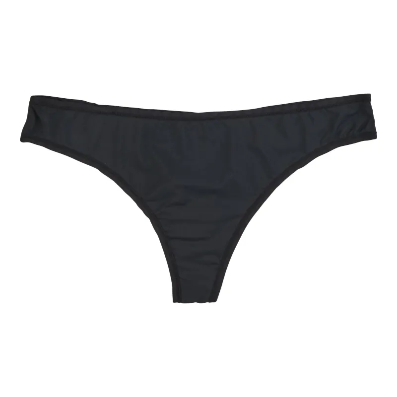 Carisma Women's Cotton Micro Thong, Black sold by Giant Tiger