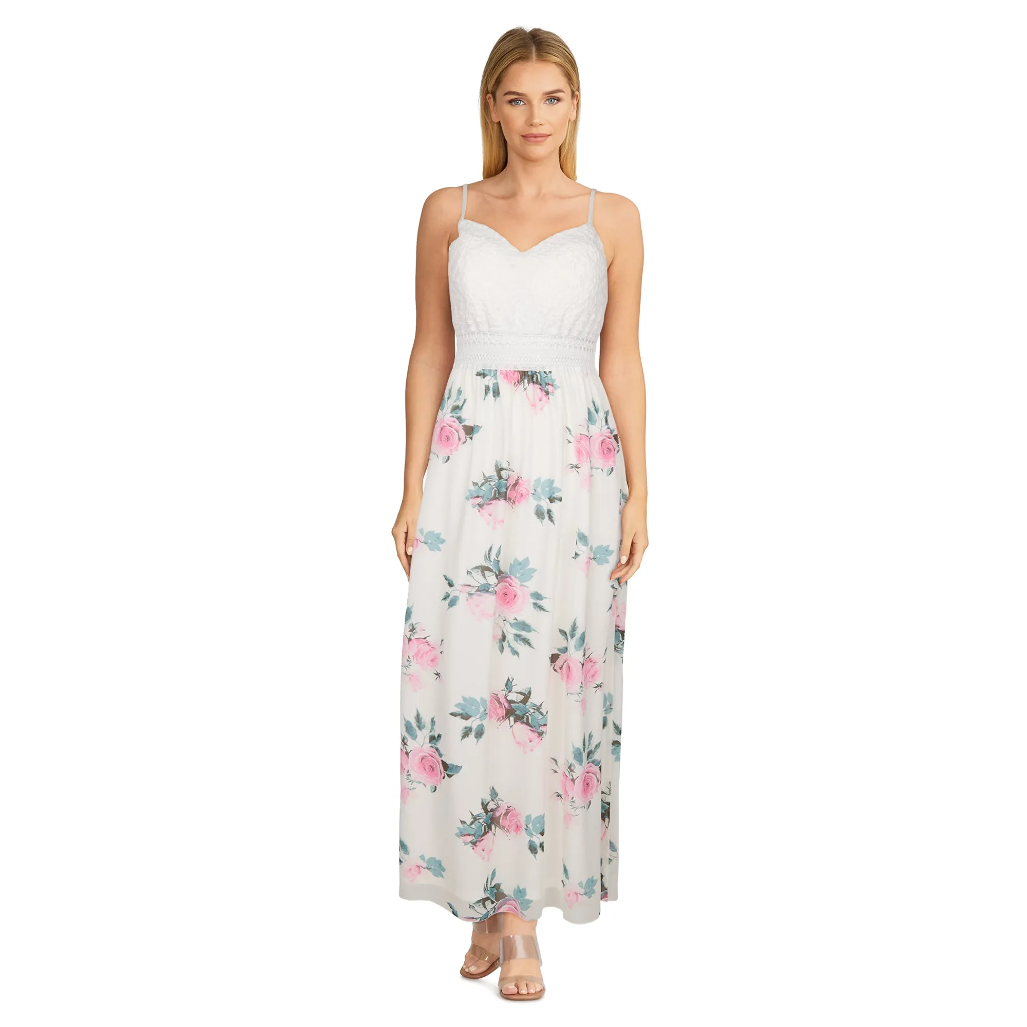 lily morgan Women's Chiffon Lace Dress sold by Giant Tiger product image thumbnail 3