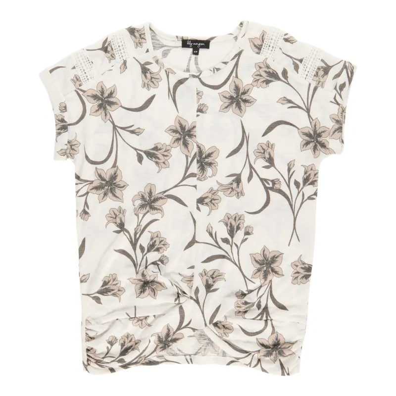 lily morgan Women's Cross Hem Top sold by Giant Tiger