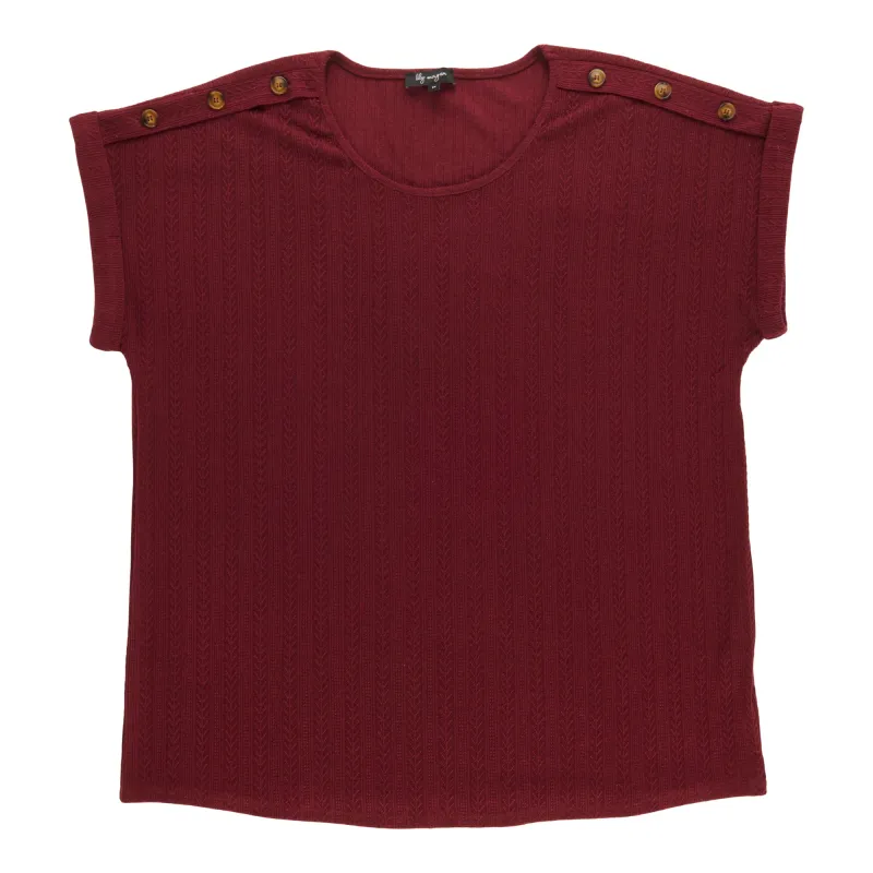 lily morgan Women's Plus Crew Neck Top sold by Giant Tiger