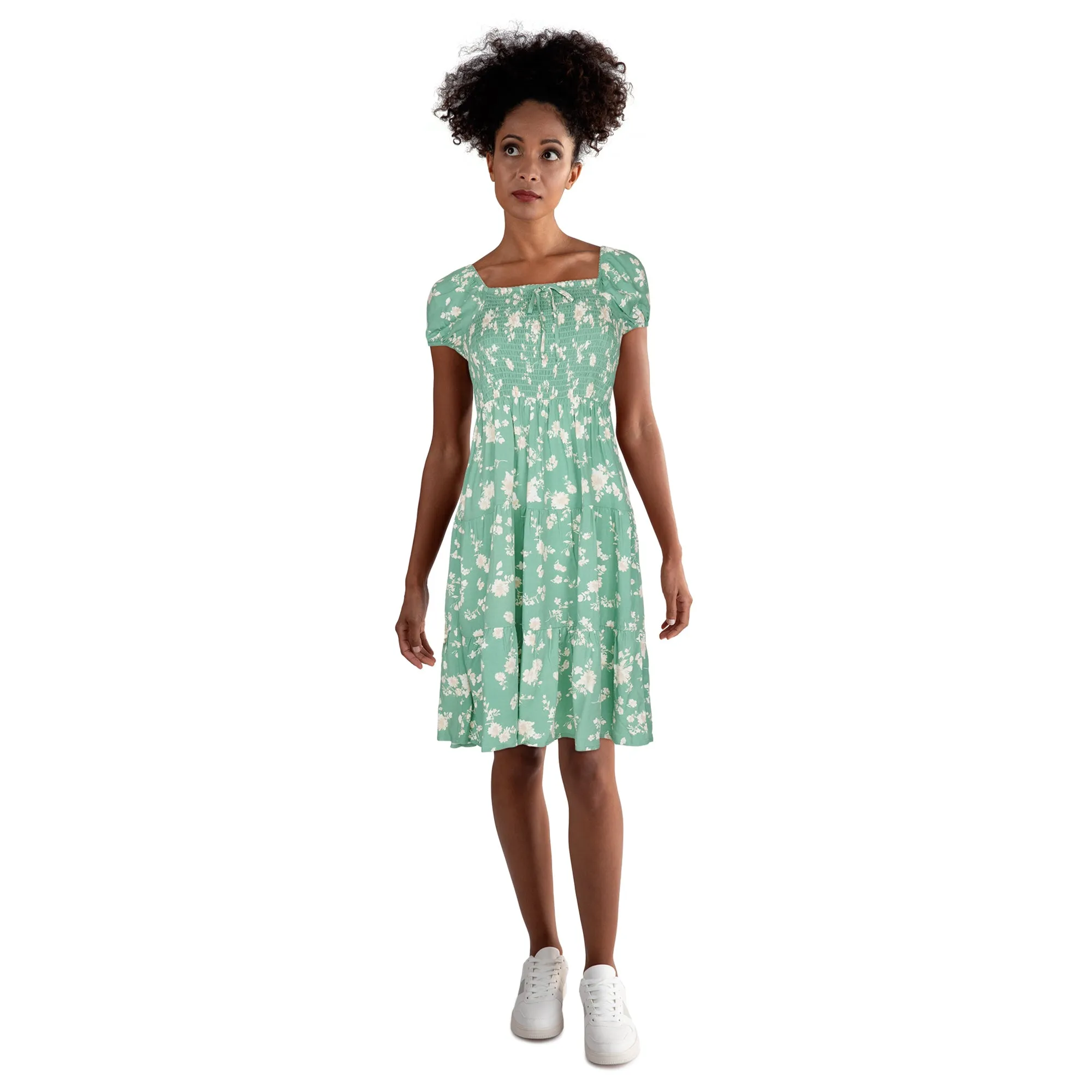 mySTYLE Women's Smocked Mini Dress sold by Giant Tiger product image thumbnail 2