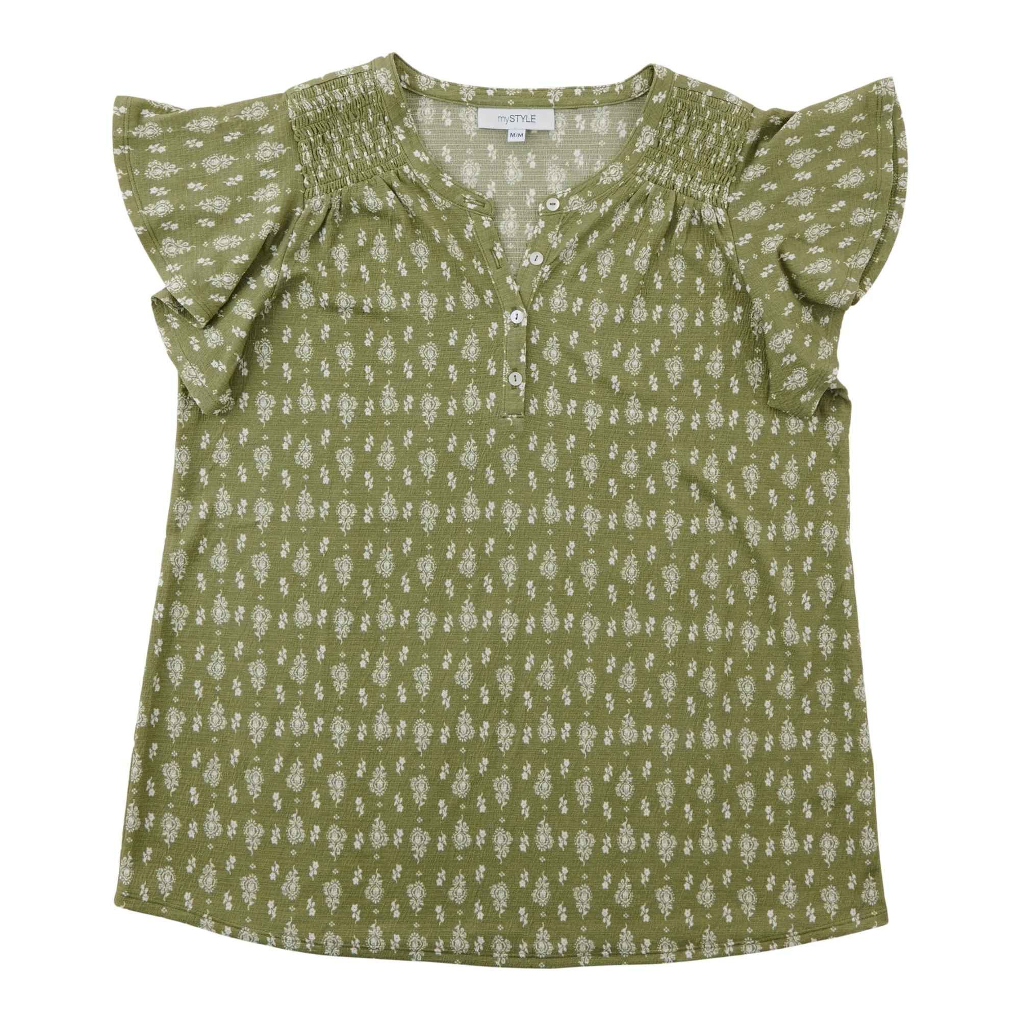 mySTYLE Women's Flutter Sleeve Top sold by Giant Tiger product image thumbnail 2