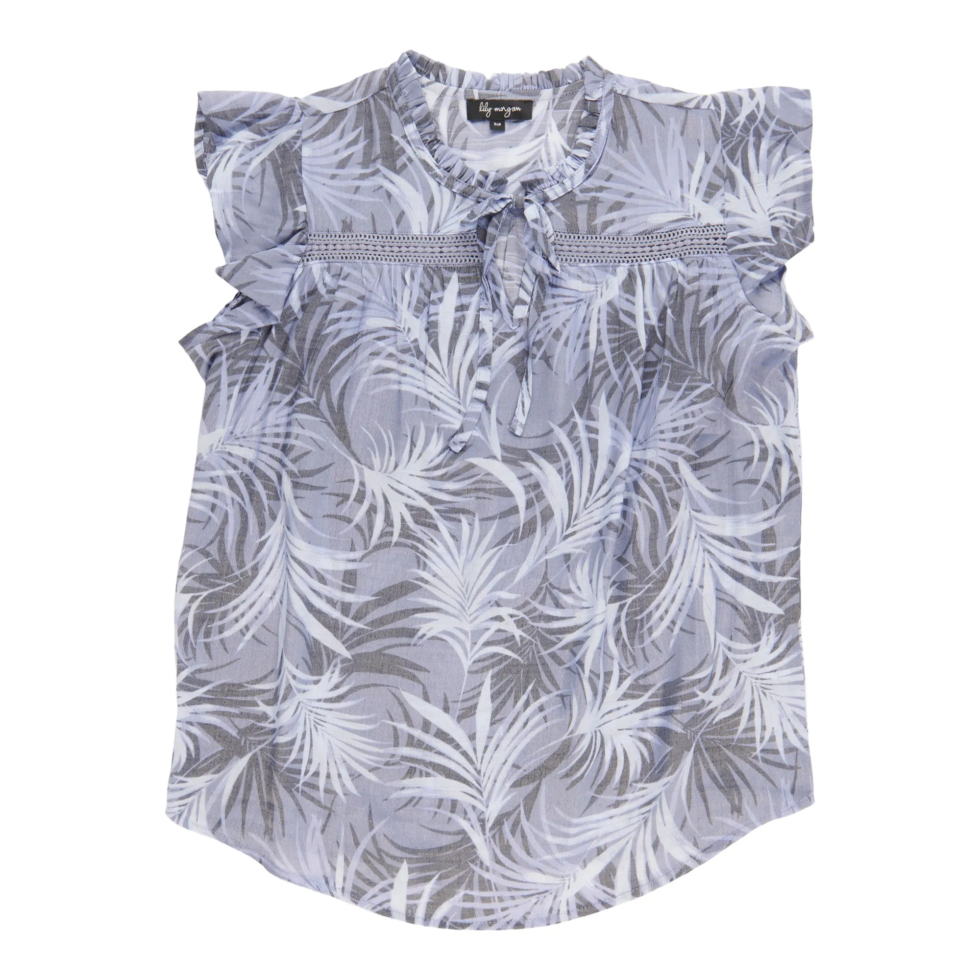 lily morgan Women's Flutter Sleeve Blouse sold by Giant Tiger