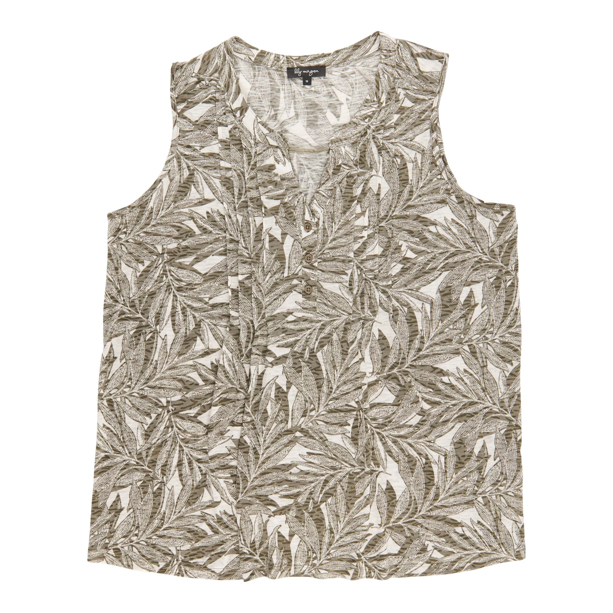 lily morgan Women's Plus Front Button Camisole sold by Giant Tiger product image thumbnail 3