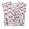 Women's Plus Short Sleeve Tie Front Top sold by Giant Tiger