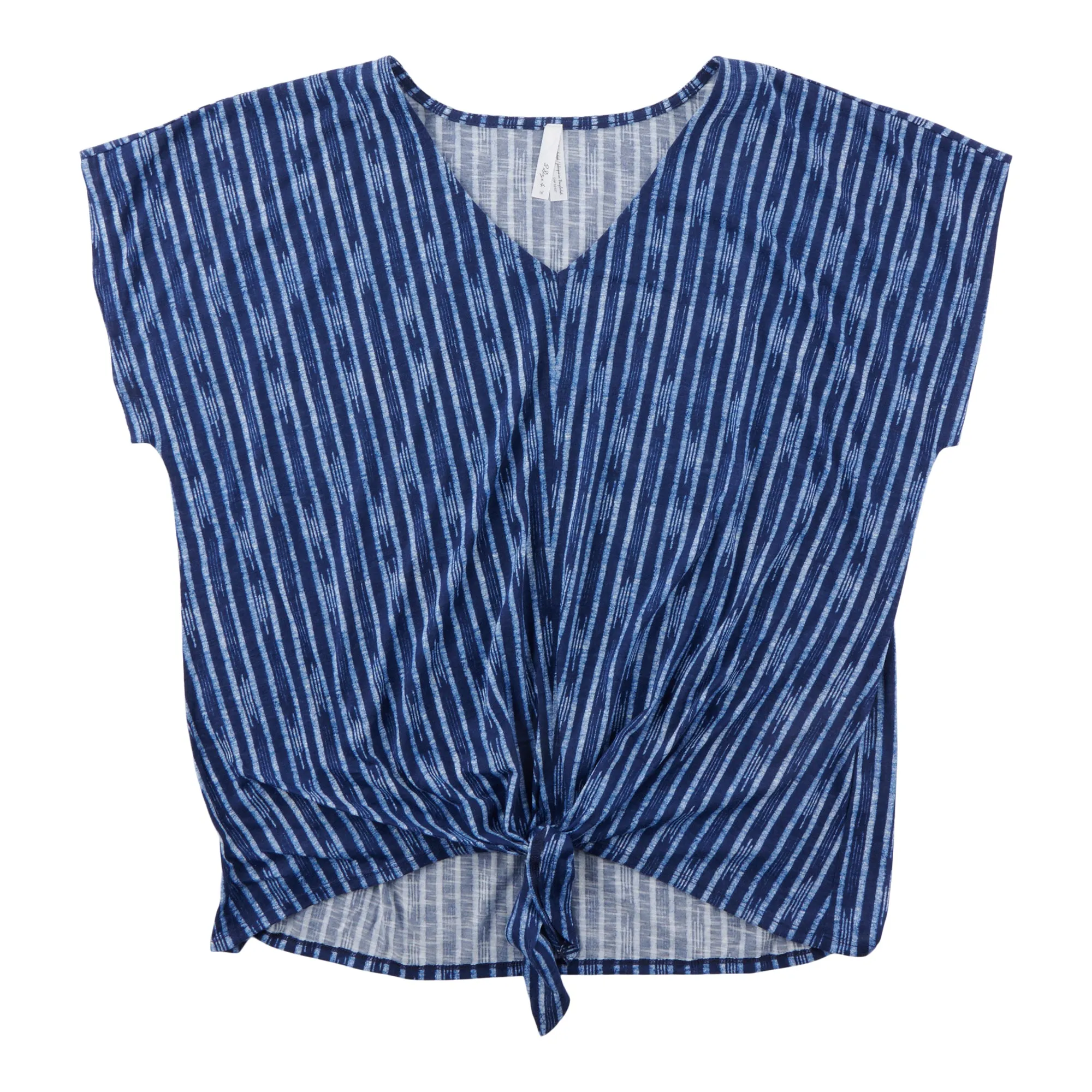 Women's Plus Short Sleeve Tie Front Top sold by Giant Tiger product image thumbnail 2