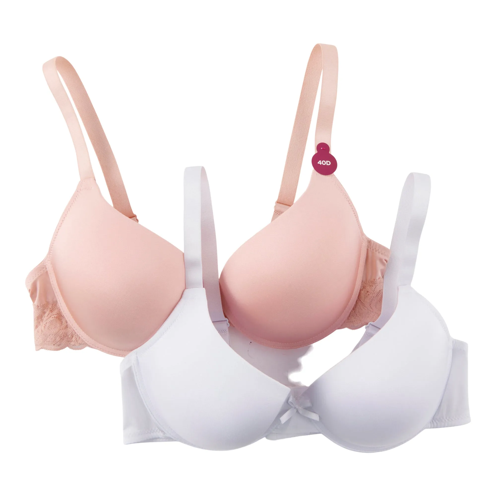 Carisma Women's Plus T-Shirt Lace Bras, 2-Pack sold by Giant Tiger product image thumbnail 2