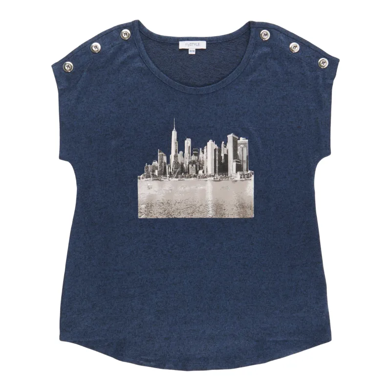mySTYLE Women's Short Sleeve Tee sold by Giant Tiger