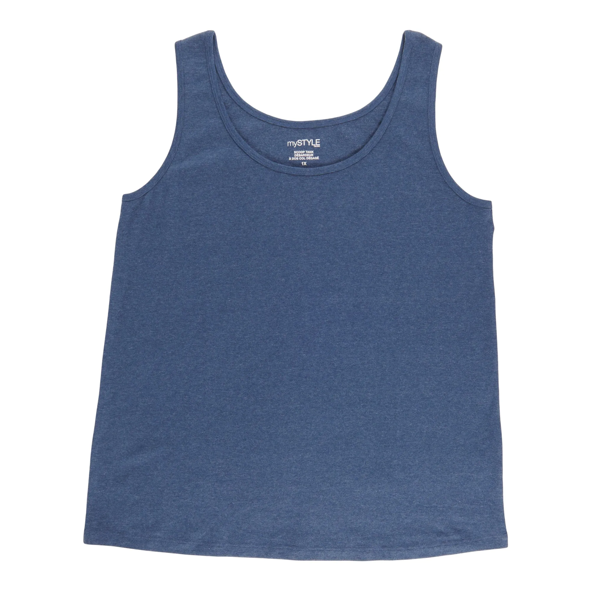 mySTYLE Women's Plus Scooped Tank Top sold by Giant Tiger
