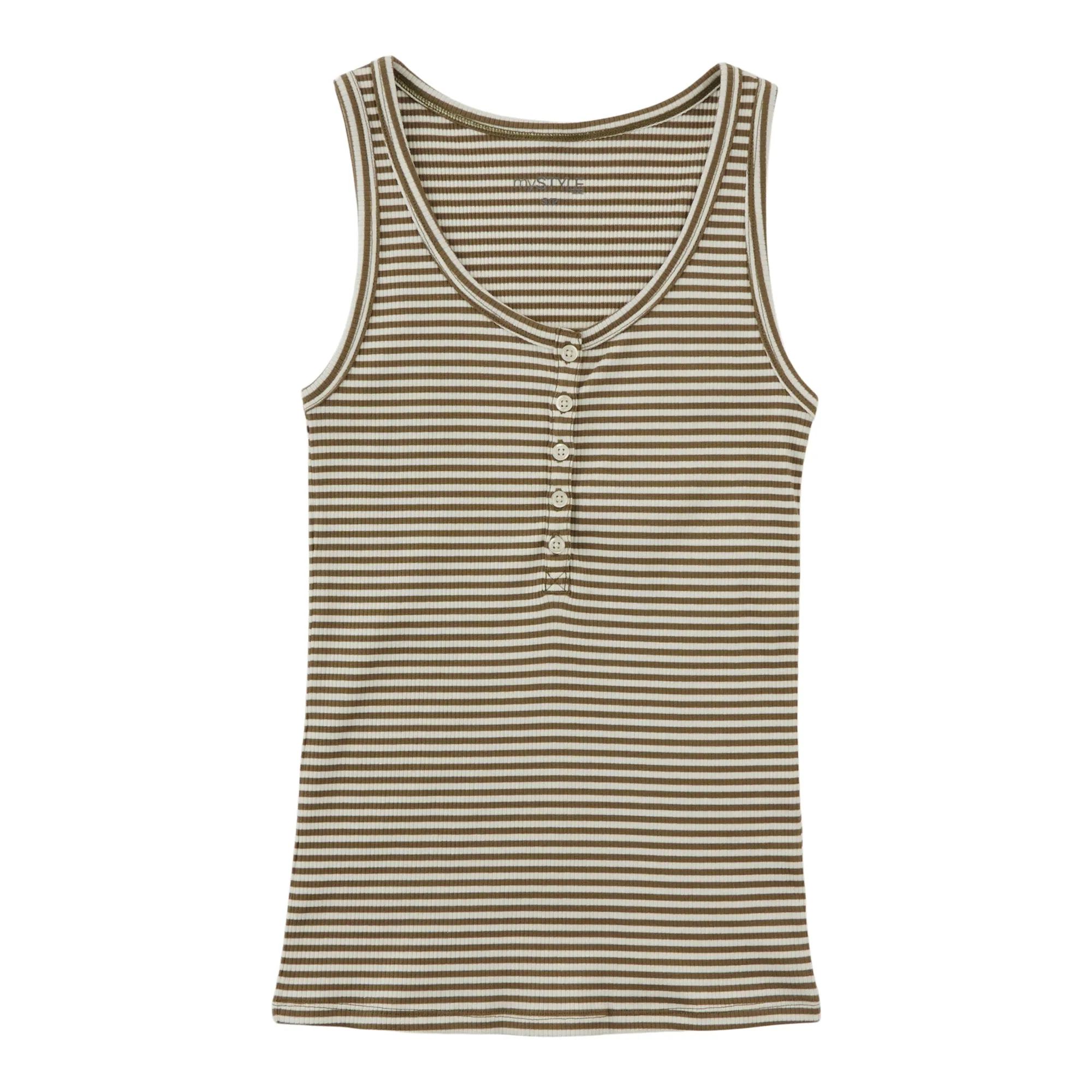 mySTYLE Women's Henley Tank Top sold by Giant Tiger