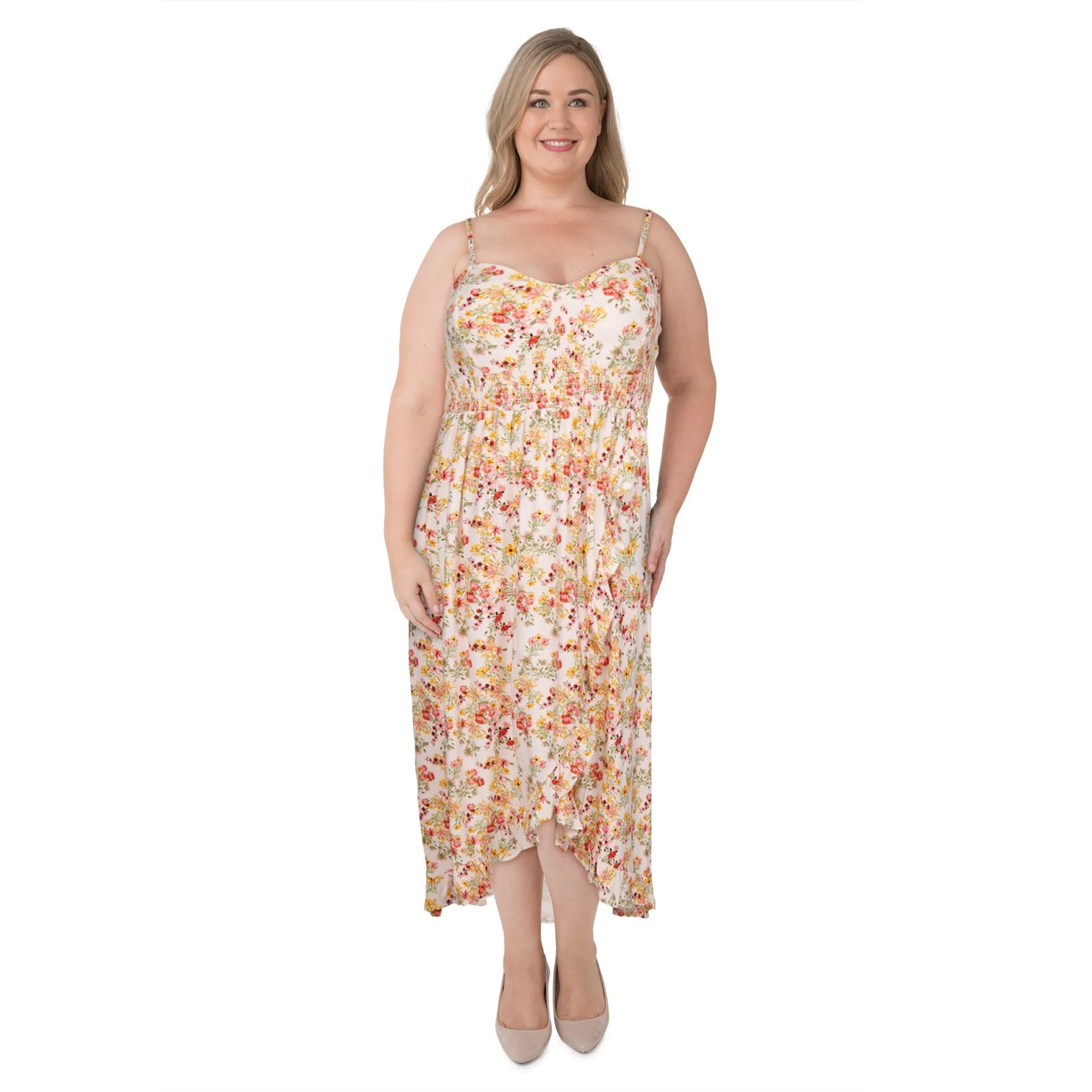 lily morgan Women's Plus High-Low Dress sold by Giant Tiger product image thumbnail 2