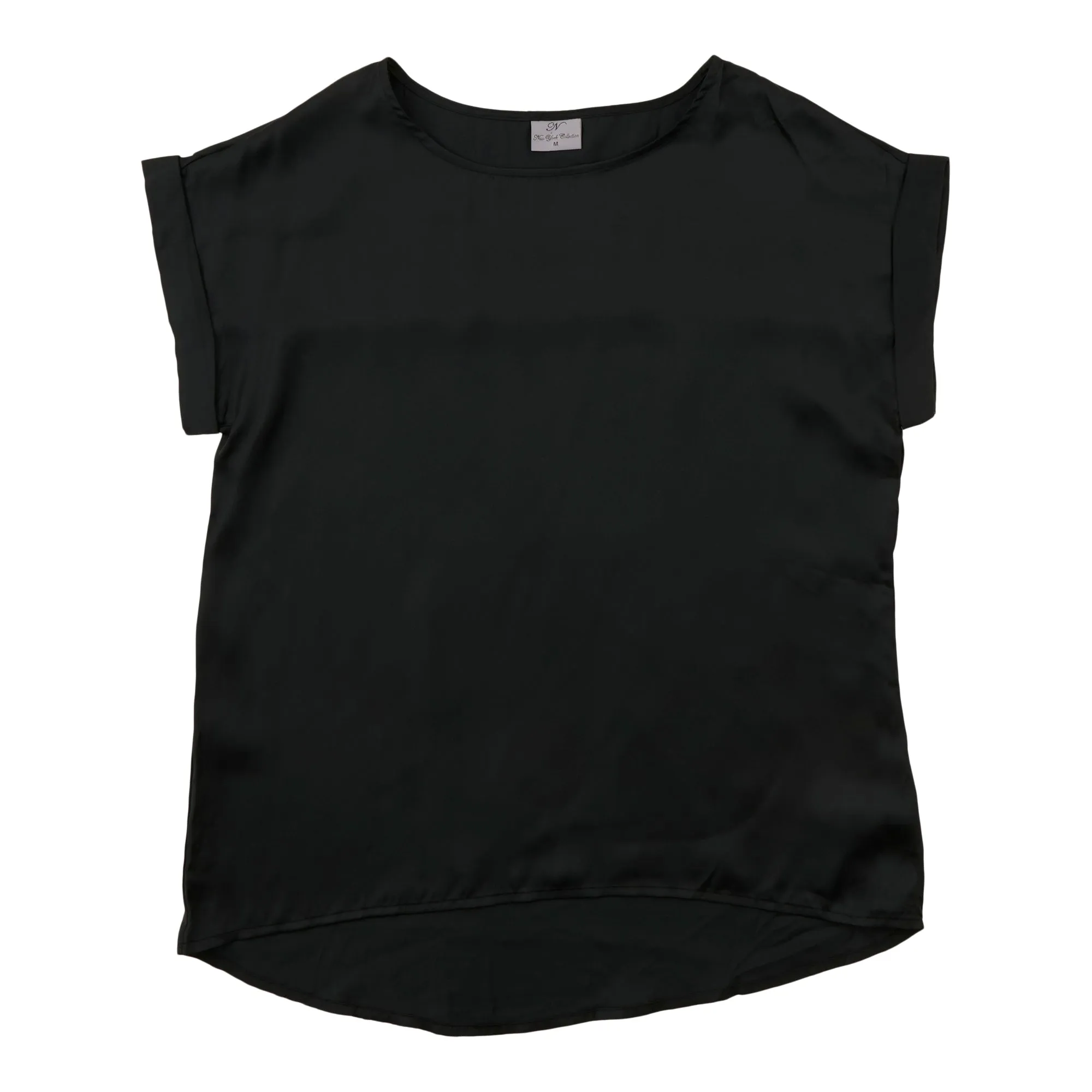 Women's Satin Short Sleeve Blouse sold by Giant Tiger