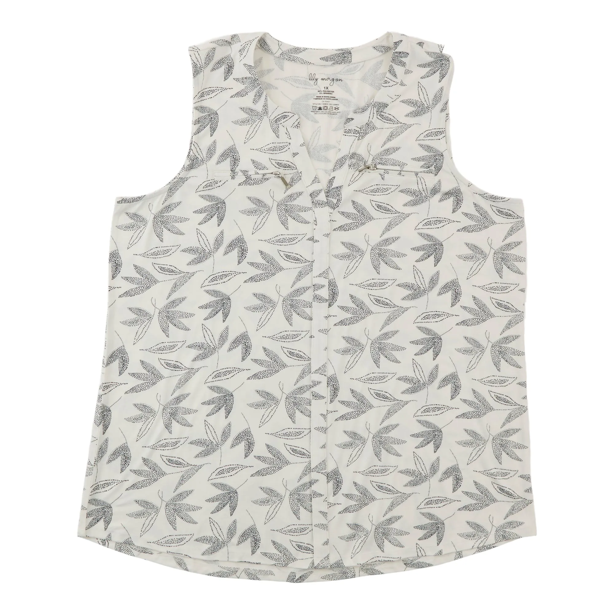 lily morgan Women's Plus Zipper Detail Camisole sold by Giant Tiger product image thumbnail 5