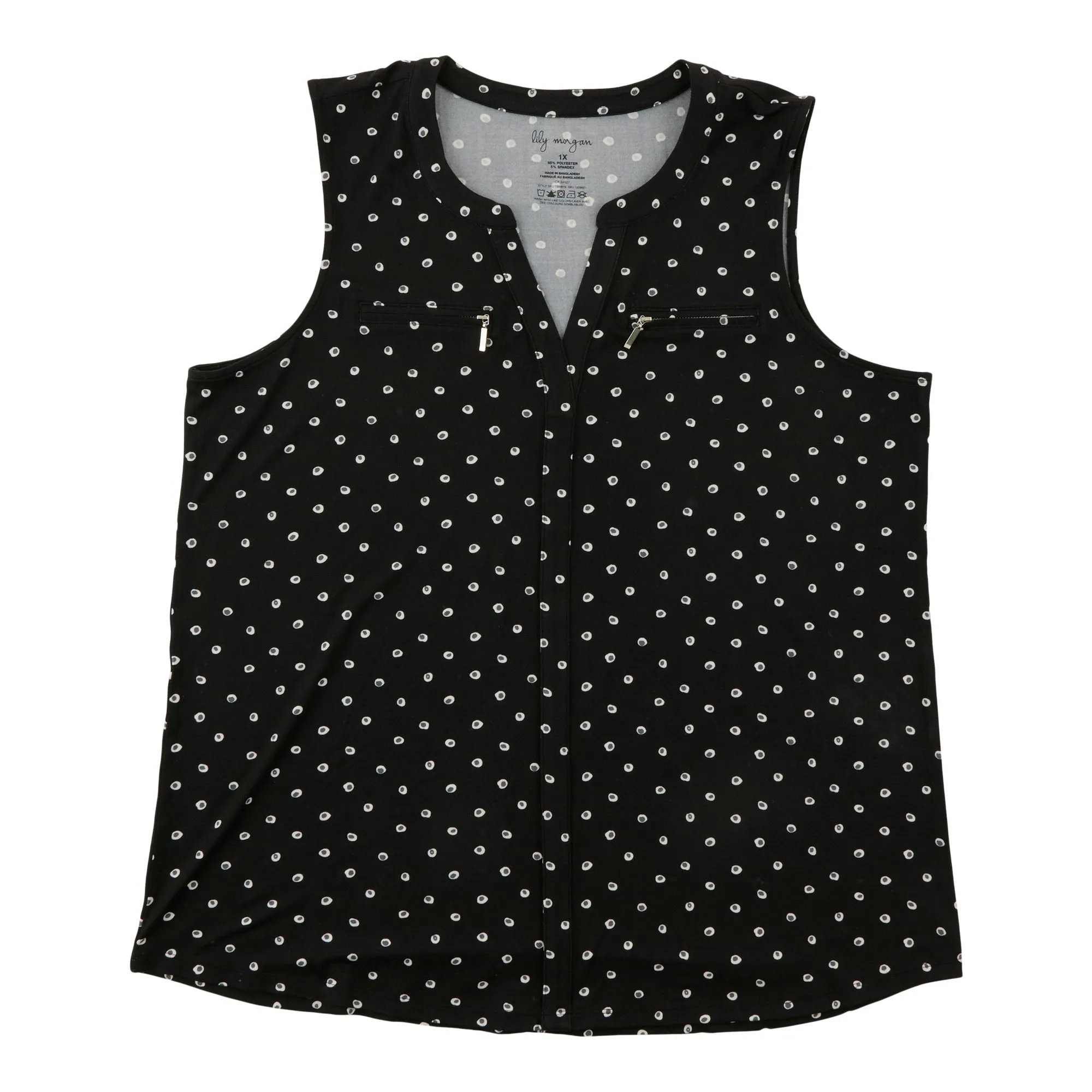 lily morgan Women's Plus Zipper Detail Camisole sold by Giant Tiger product image thumbnail 2