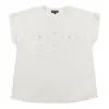 lily morgan Women's Plus Cap Sleeve Top sold by Giant Tiger
