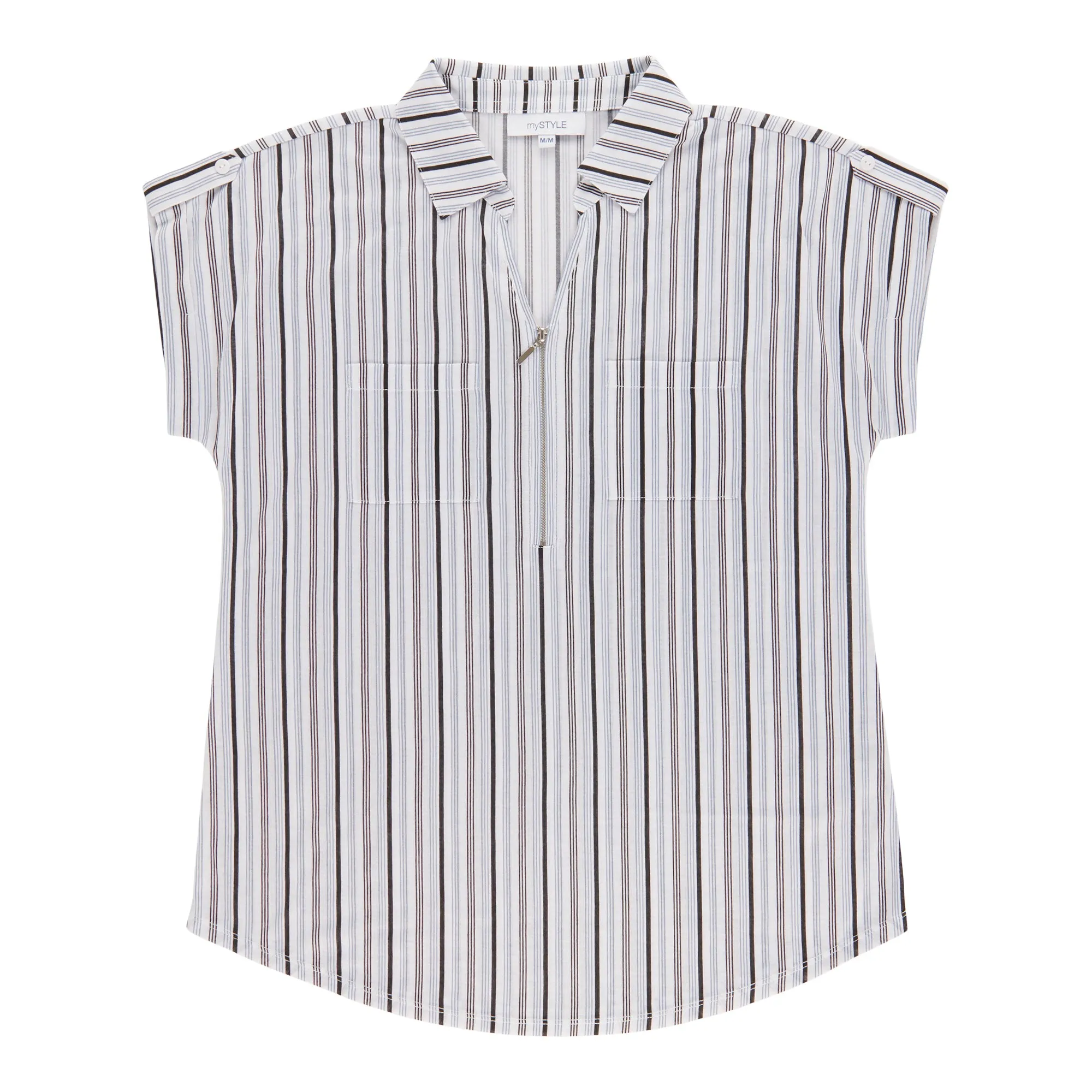 mySTYLE Women's Striped Short Sleeve Top sold by Giant Tiger product image thumbnail 4